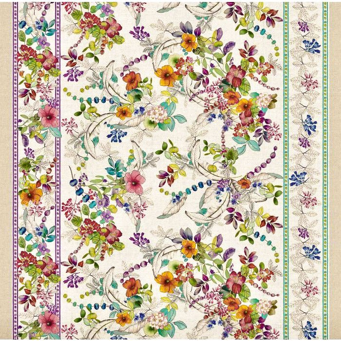 Tessitura Toscana Telerie 'Maui' hørsengetæppe 180x280_4