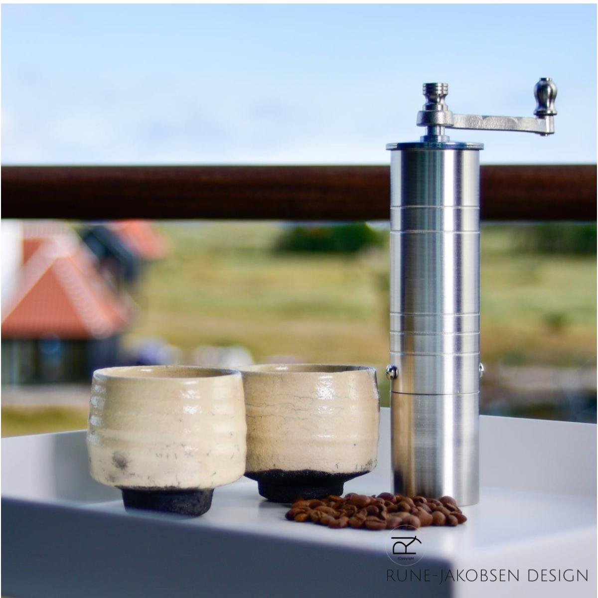 Alexander Handcrafted Mills Alexander 'Minimal' krom kaffekværn 19,5 cm Mat Chrome_1