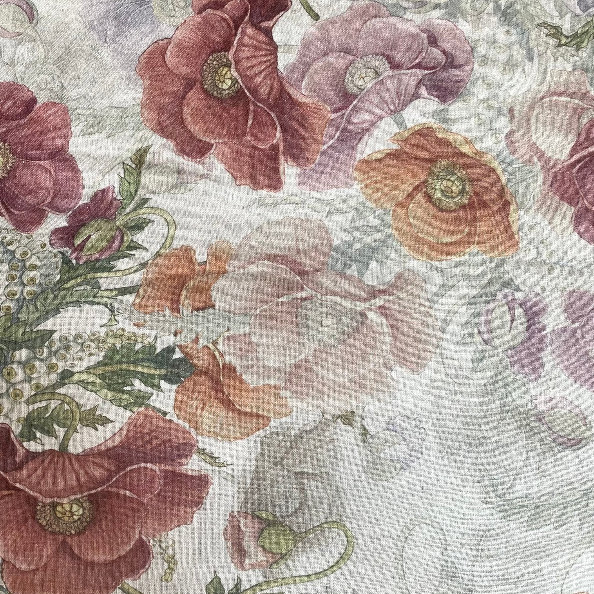 Tessitura Toscana Telerie 'Poppy' hørsengetæppe 180x280_5