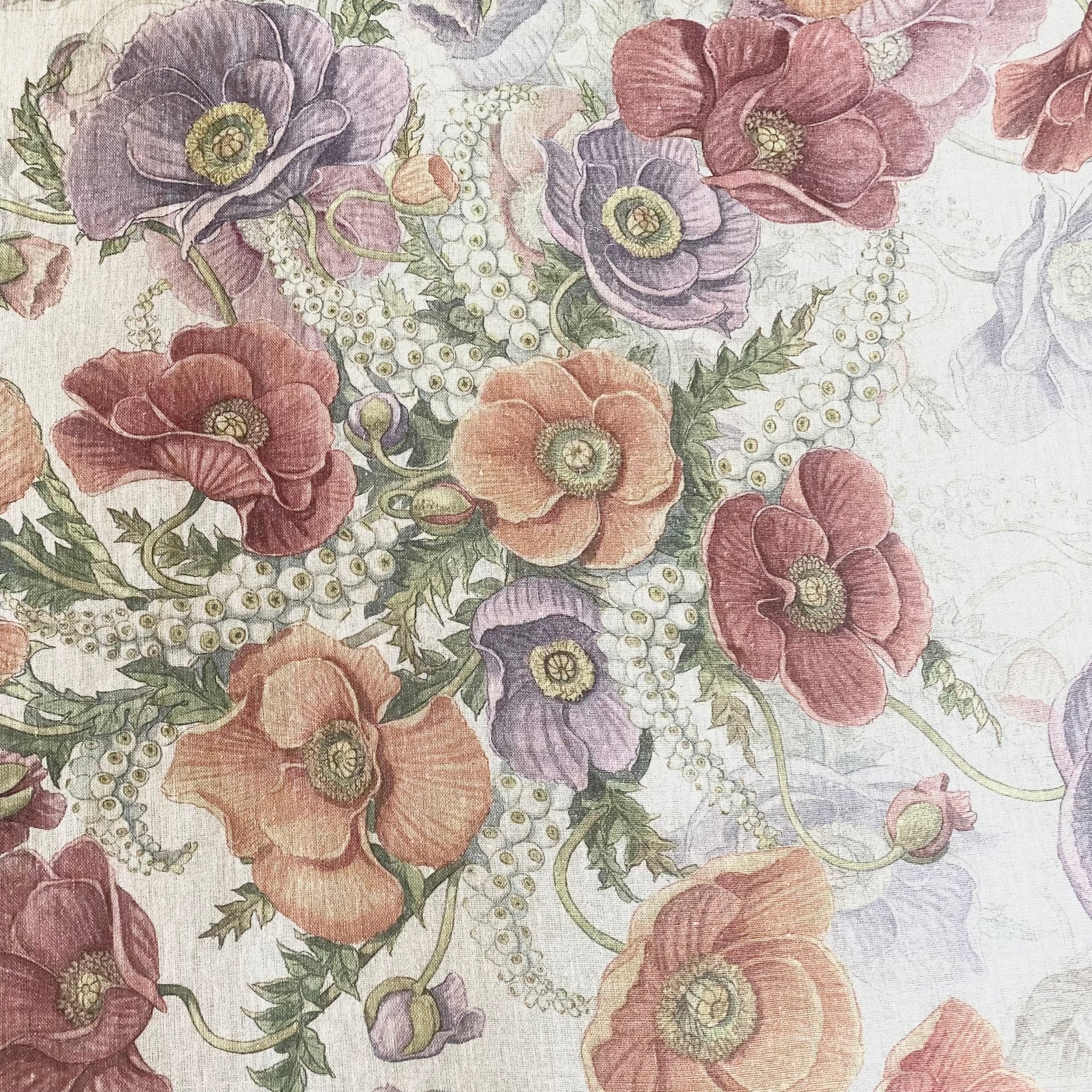 Tessitura Toscana Telerie 'Poppy' hørsengetæppe 180x280_3