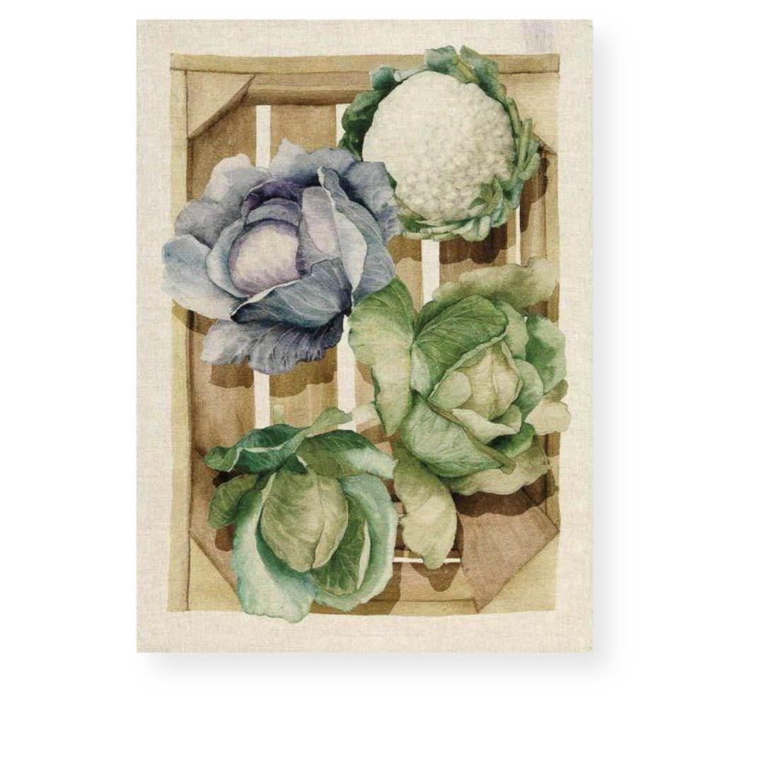 Tessitura Toscana Telerie 'Potager Insalata' hørviskestykke _1