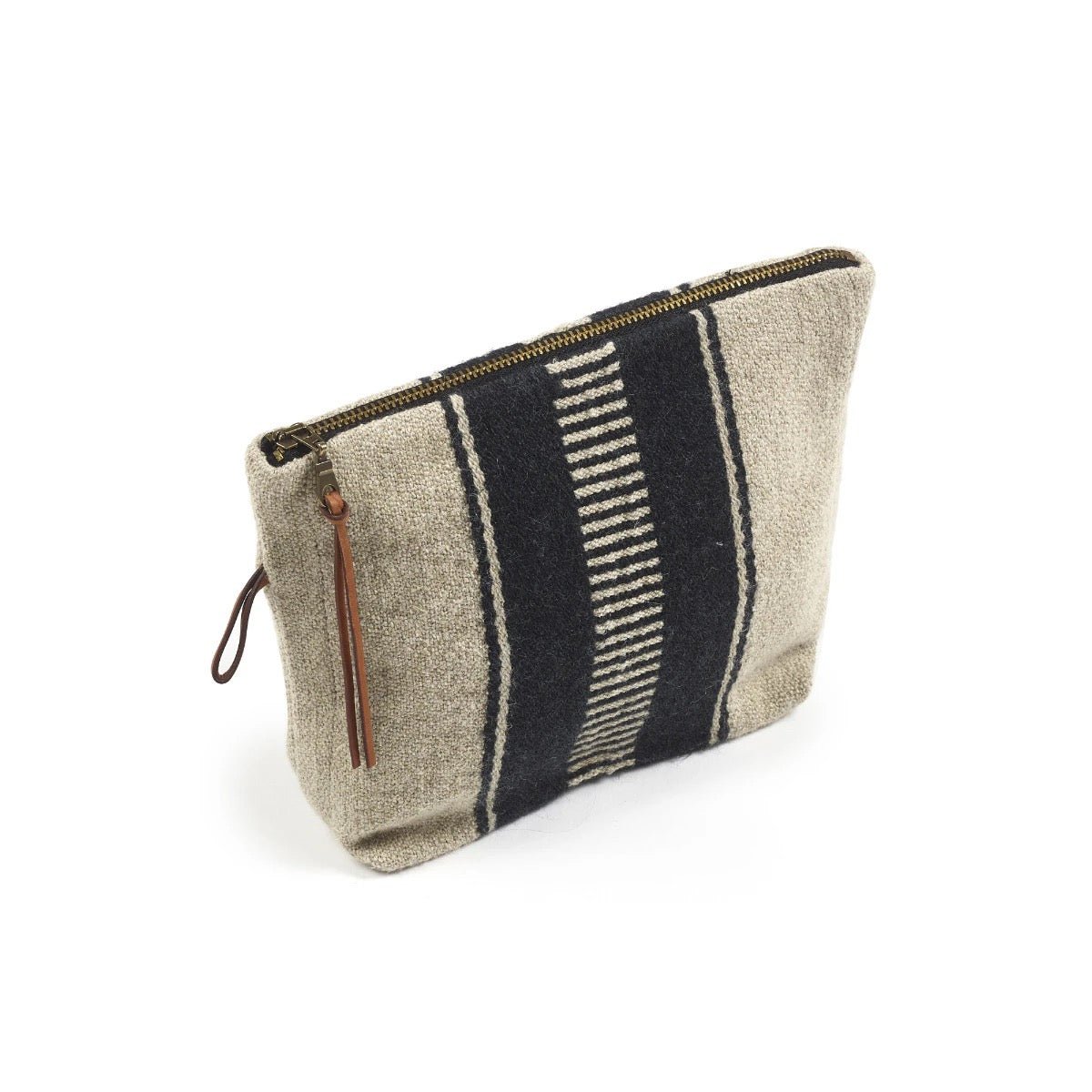 Libeco 'Pouch' små håndtasker i hør, 16x23 cm Marshall multi stripe_14