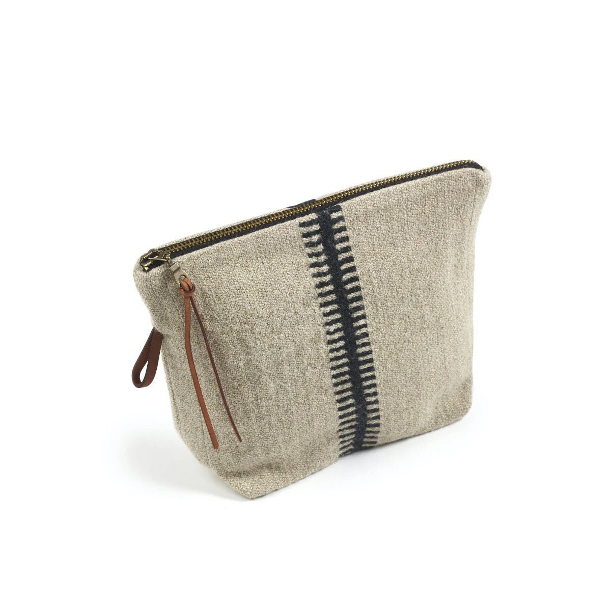 Libeco 'Pouch' små håndtasker i hør, 16x23 cm Marshall small stripe_13