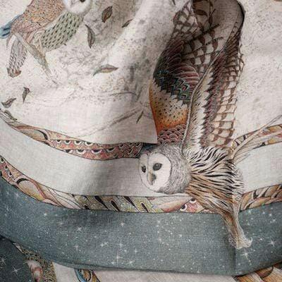 Tessitura Toscana Telerie 'Bubo' hørsengetæppe 180x280cm_2