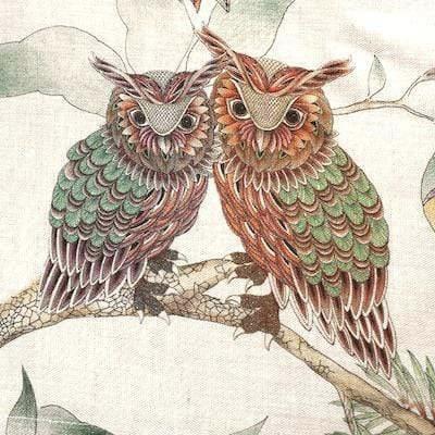 Tessitura Toscana Telerie 'Bubo' hørsengetæppe 180x280cm_5