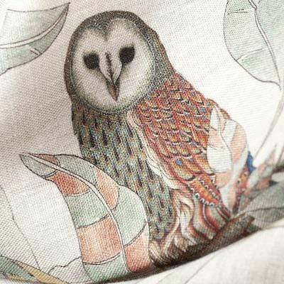 Tessitura Toscana Telerie 'Bubo' hørsengetæppe 180x280cm_3