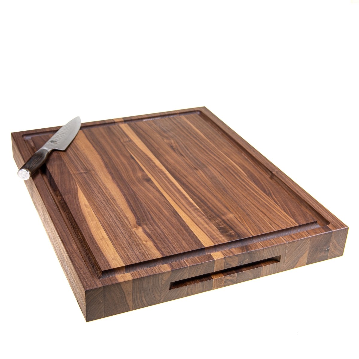 Rune - Jakobsen Design 'XXL' mega skærebræt med saftrille Valnød Skærebrætter_3