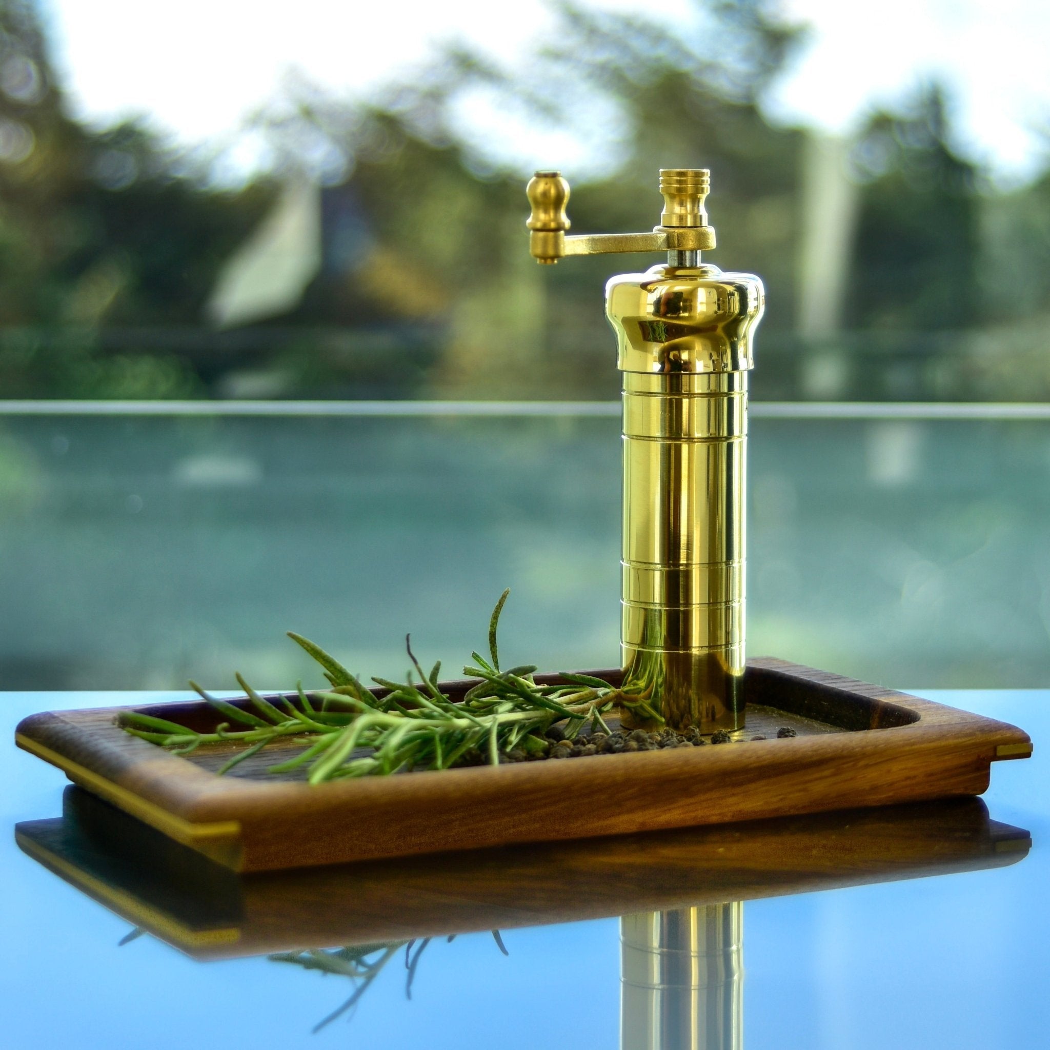 'Small Brass Mill' - 12,5 cm Peberkværne By Rune-Jakobsen Design
