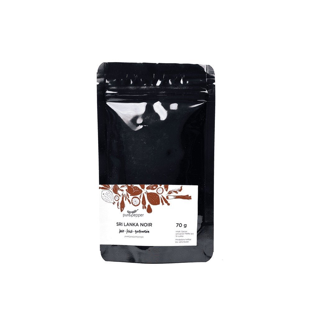 PurePepper 'Sri Lanka Noir' sort peber Refill - nettoindhold 70 gram_2