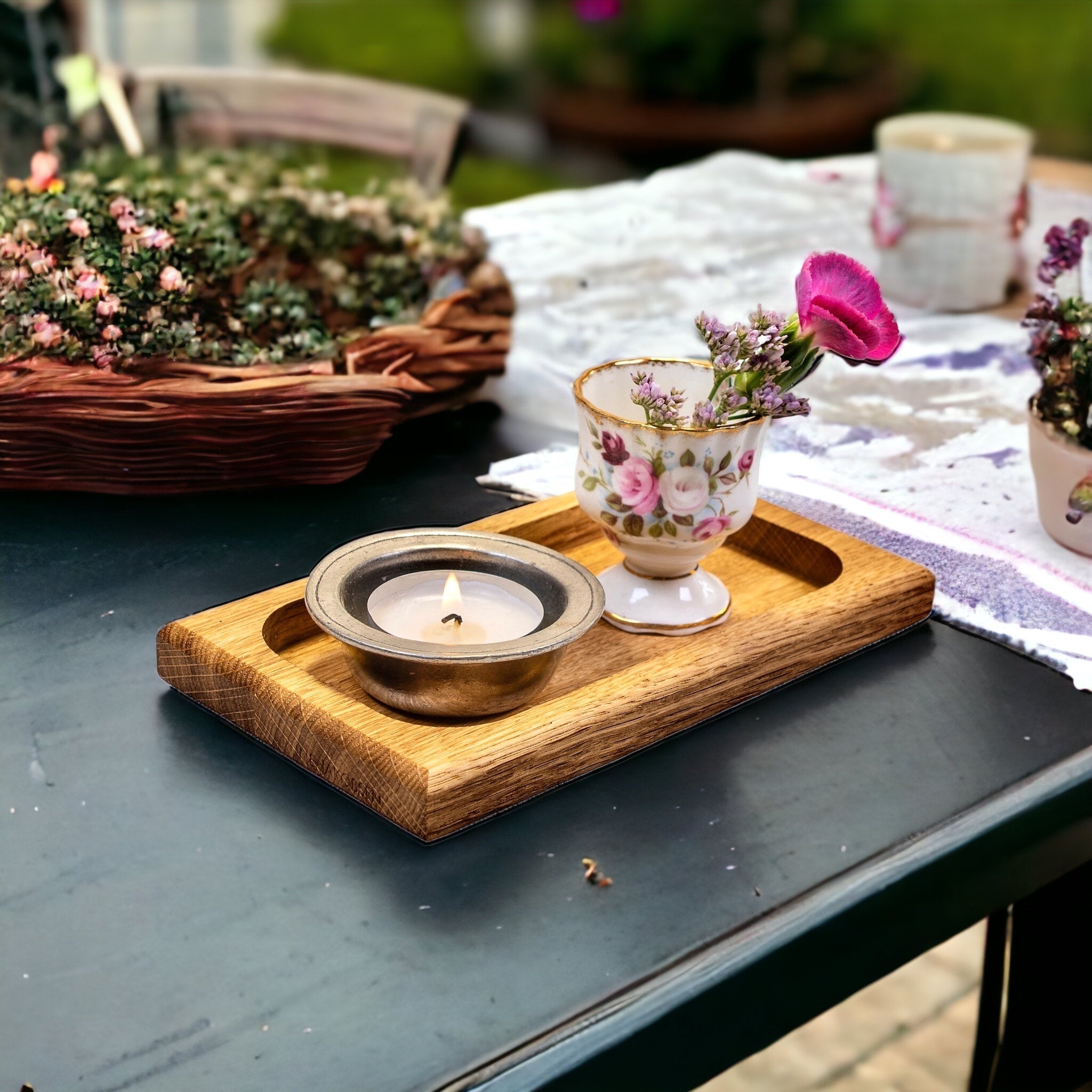 'Tiny tray' træbakke 9x16 cm Bakker fra Rune-Jakobsen Design