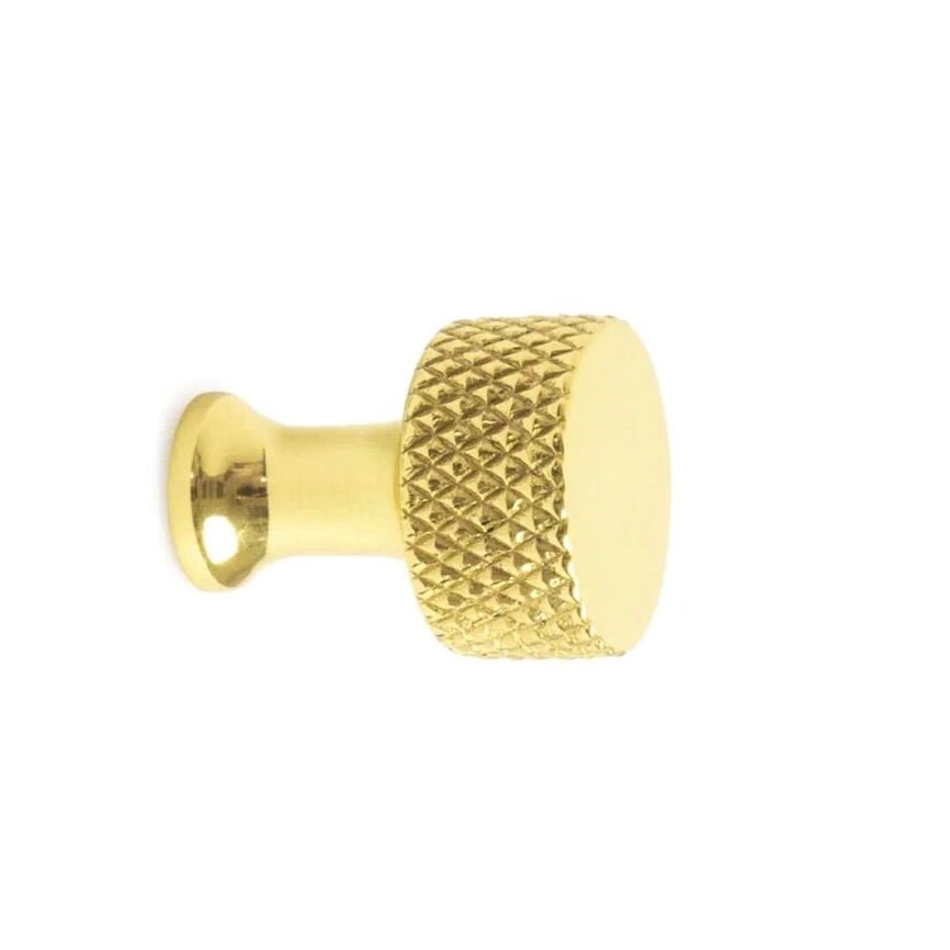 Rune - Jakobsen Woodworks 'Towel Buddy' smal knage med messingknopper 20 cm - 2 knopper_6