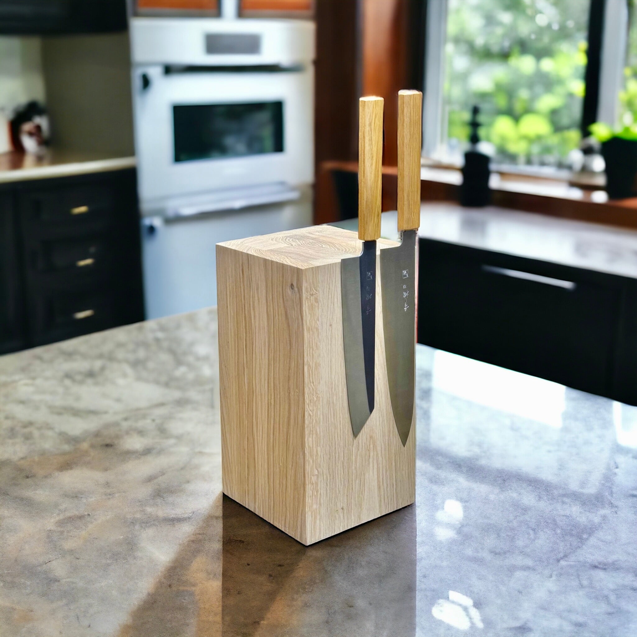 Rune - Jakobsen Woodworks 'Nordic' magnetisk knivblok med plads til 8 - 12 knive Egetræ_5