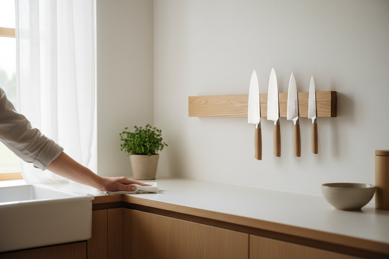 Anvendelse og pleje af din Rune-Jakobsen Knivholder