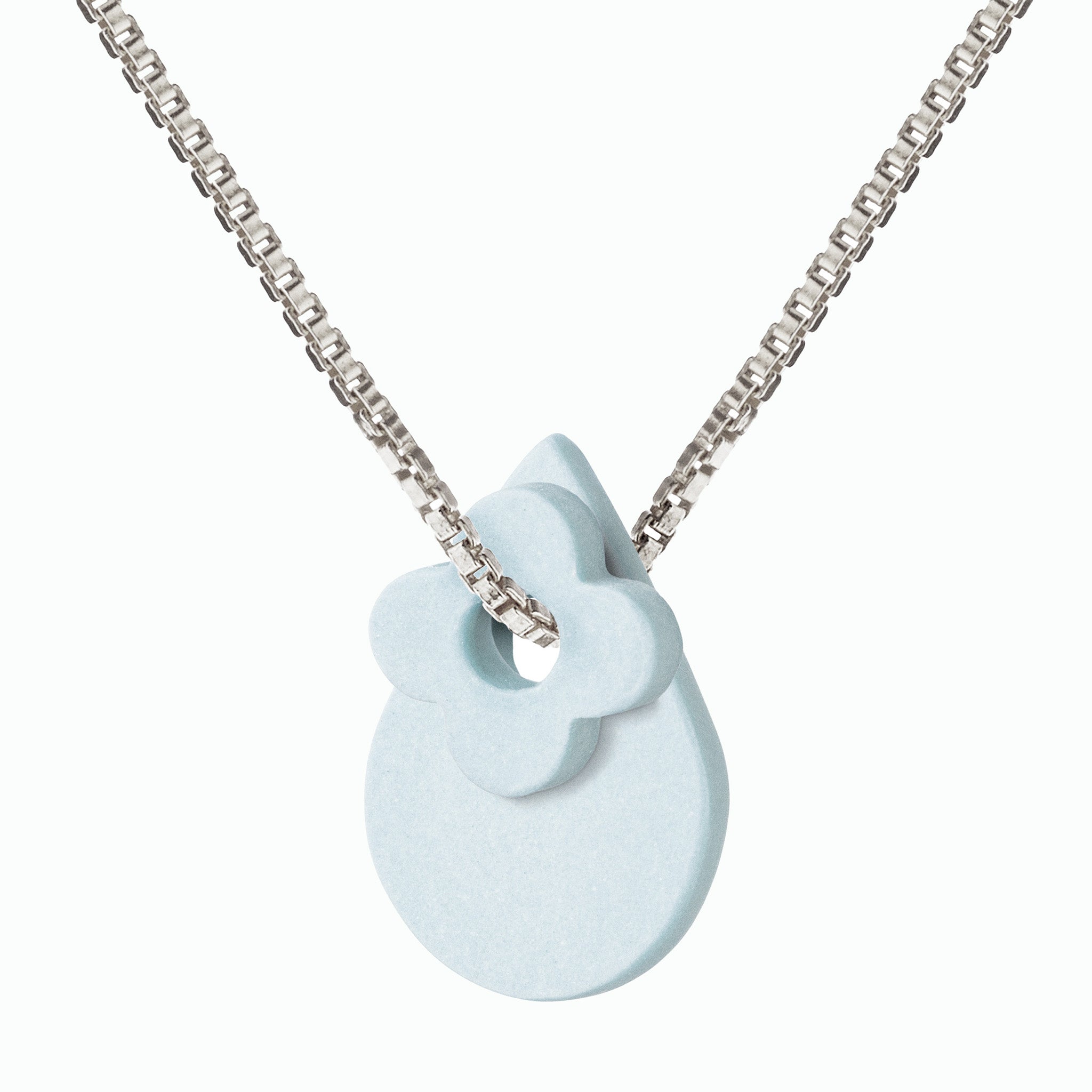 AURA necklace duo · CLOUD BLUE