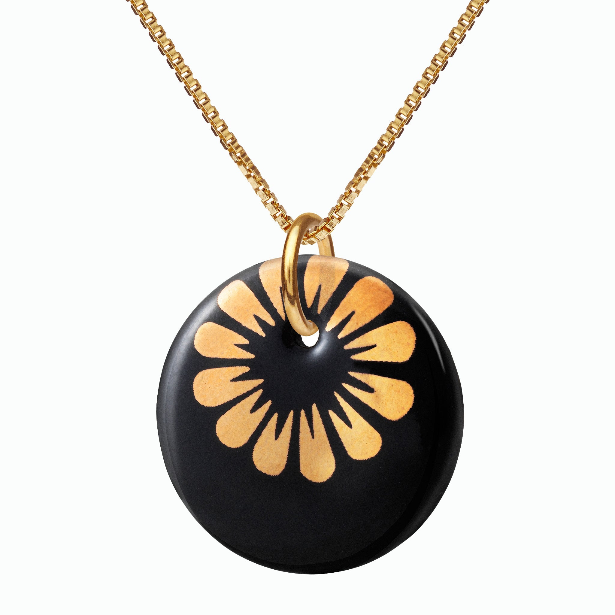 Collar BLOOM · NEGRO/ORO