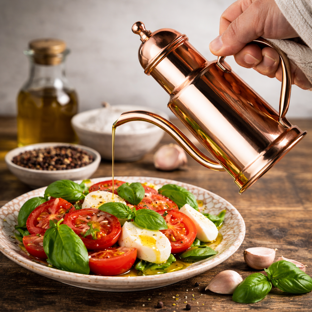 Copper oil carafe 0.5 L / 1.0 L