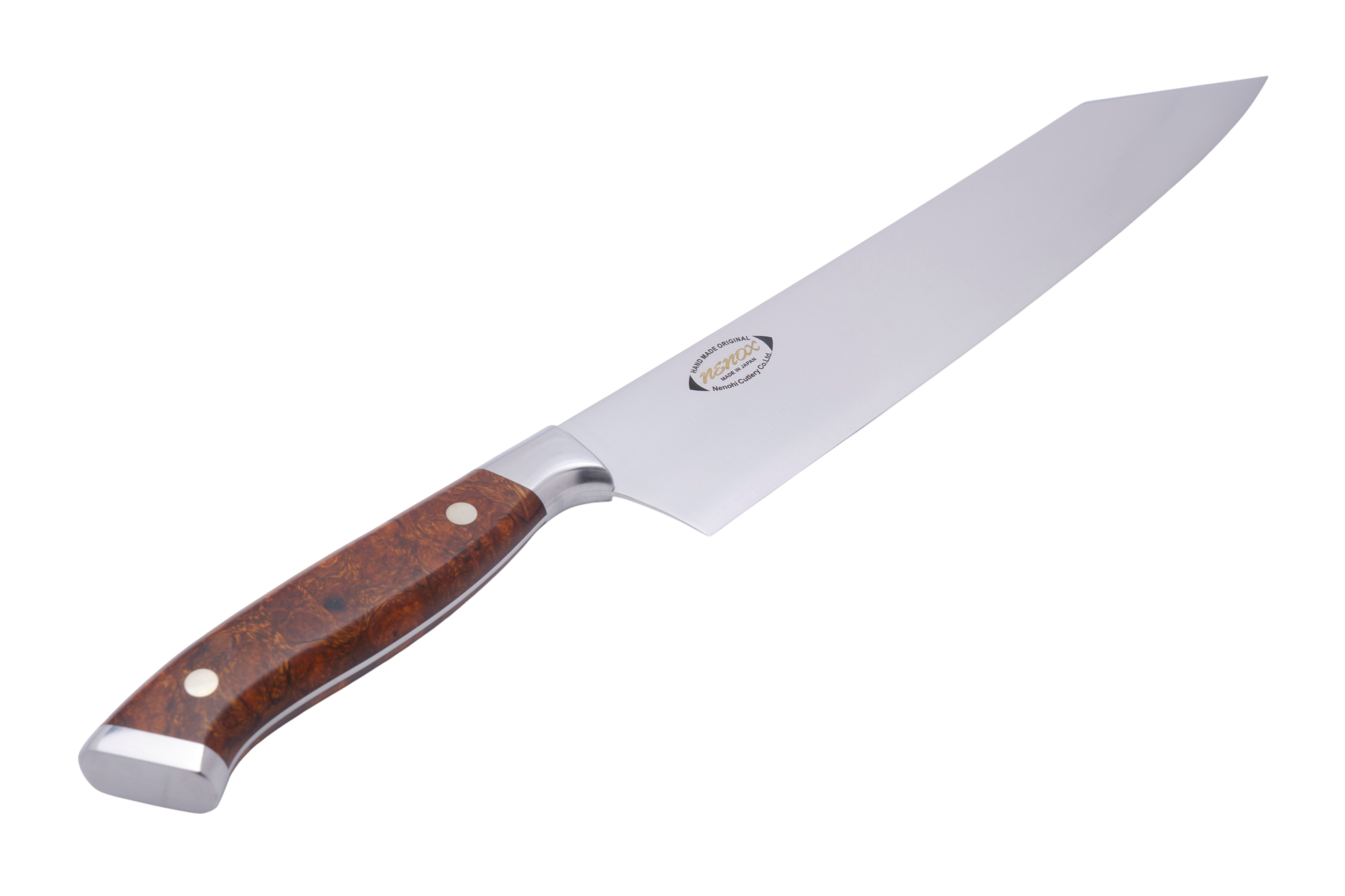Nenox 240mm Wide Kiritsuke Desert Ironwood
