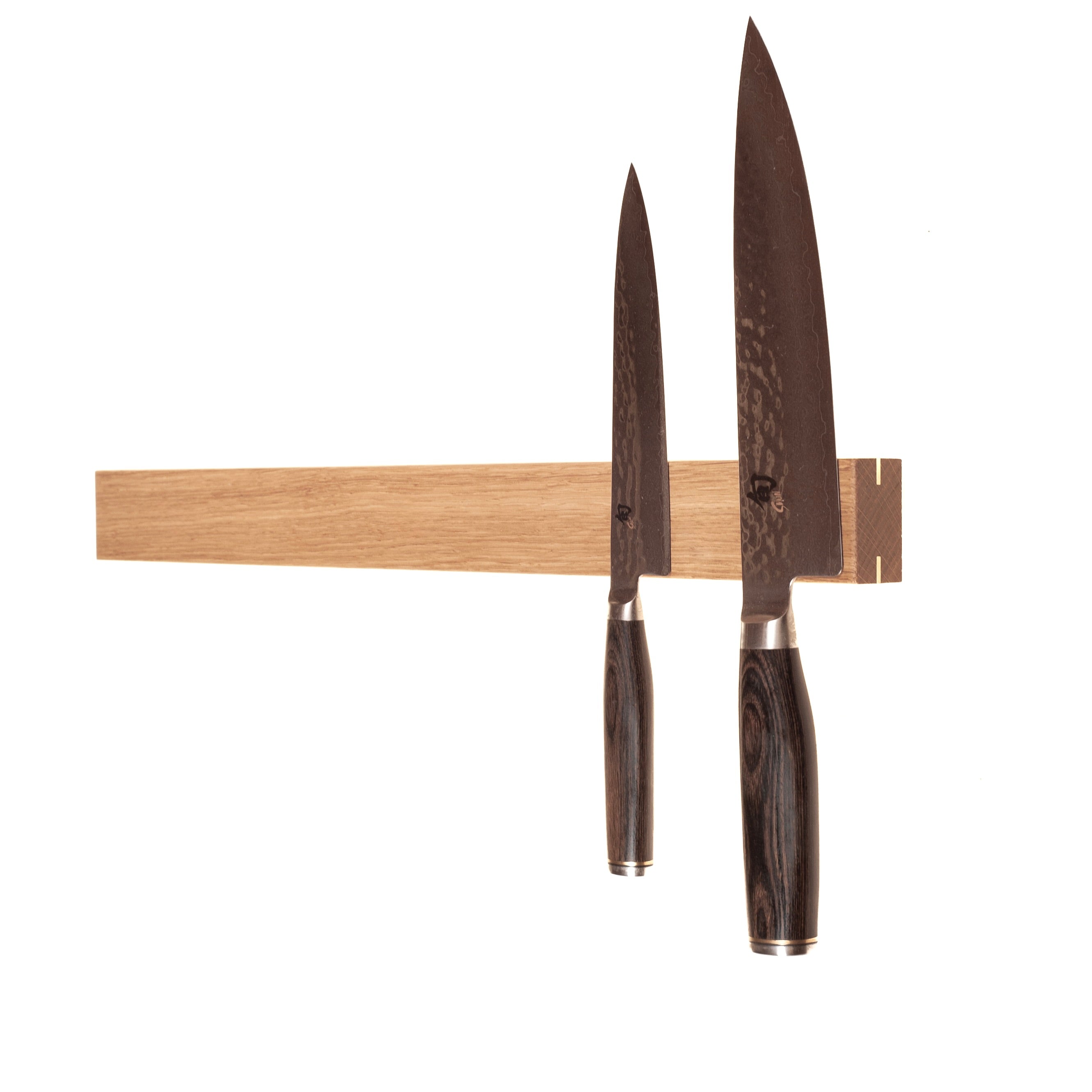 Slim and Flat Exclusive - aimant à couteaux étroit dans des longueurs de 30 à 80 cm. Avec détails métalliques