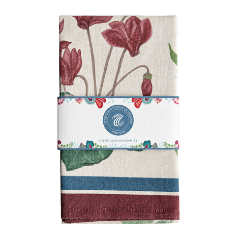 Leinen-Geschirrtuch mit Wildblumen, 50 x 70 cm – Pernilla – mehrere Varianten