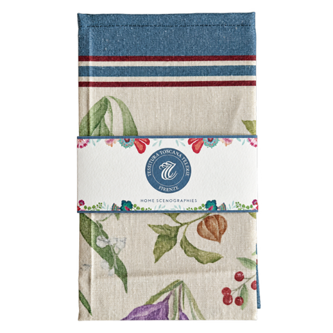 Leinen-Geschirrtuch mit Wildblumen, 50 x 70 cm – Pernilla – mehrere Varianten