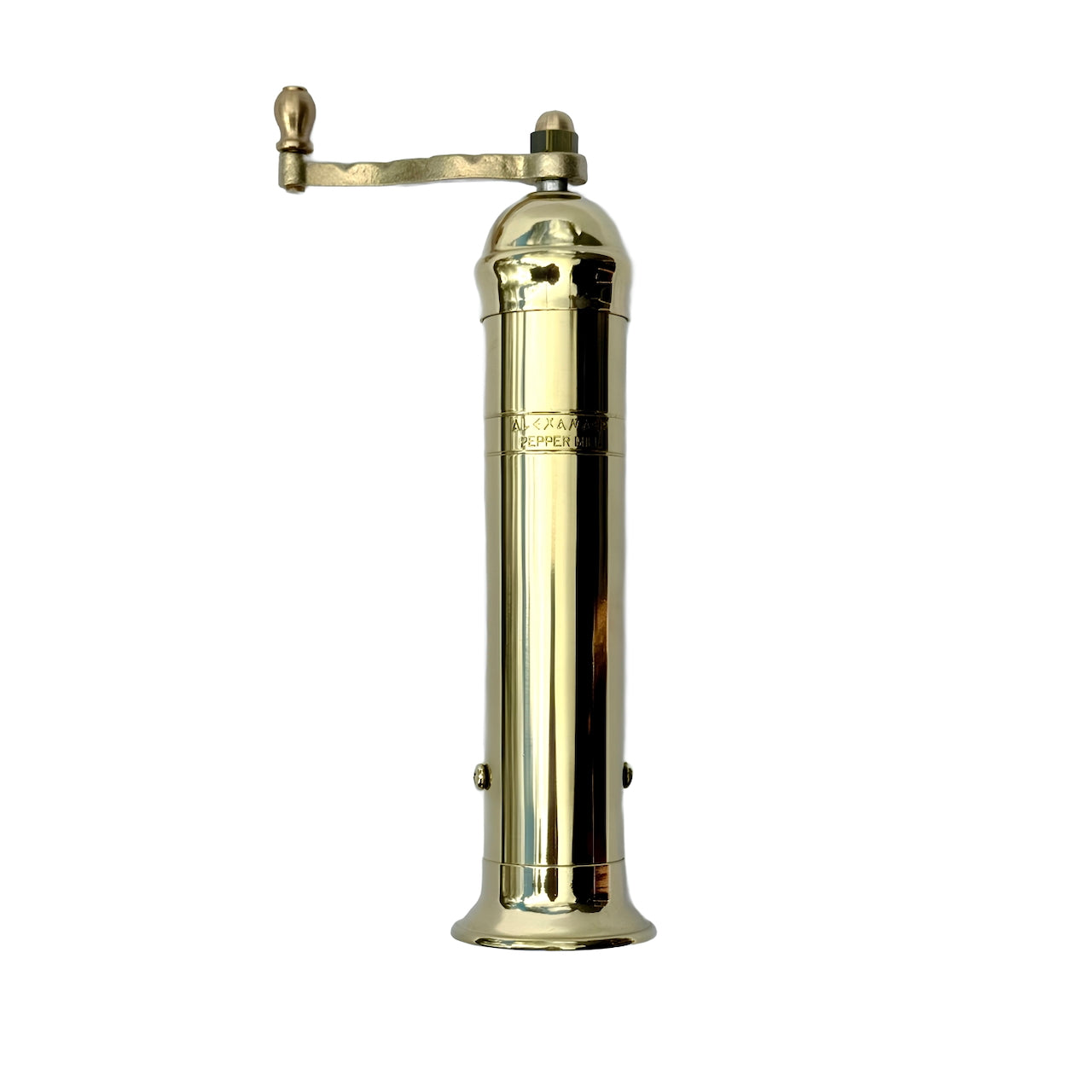 Alexander 'Large brass mill' large brass pepper mill 25 cm