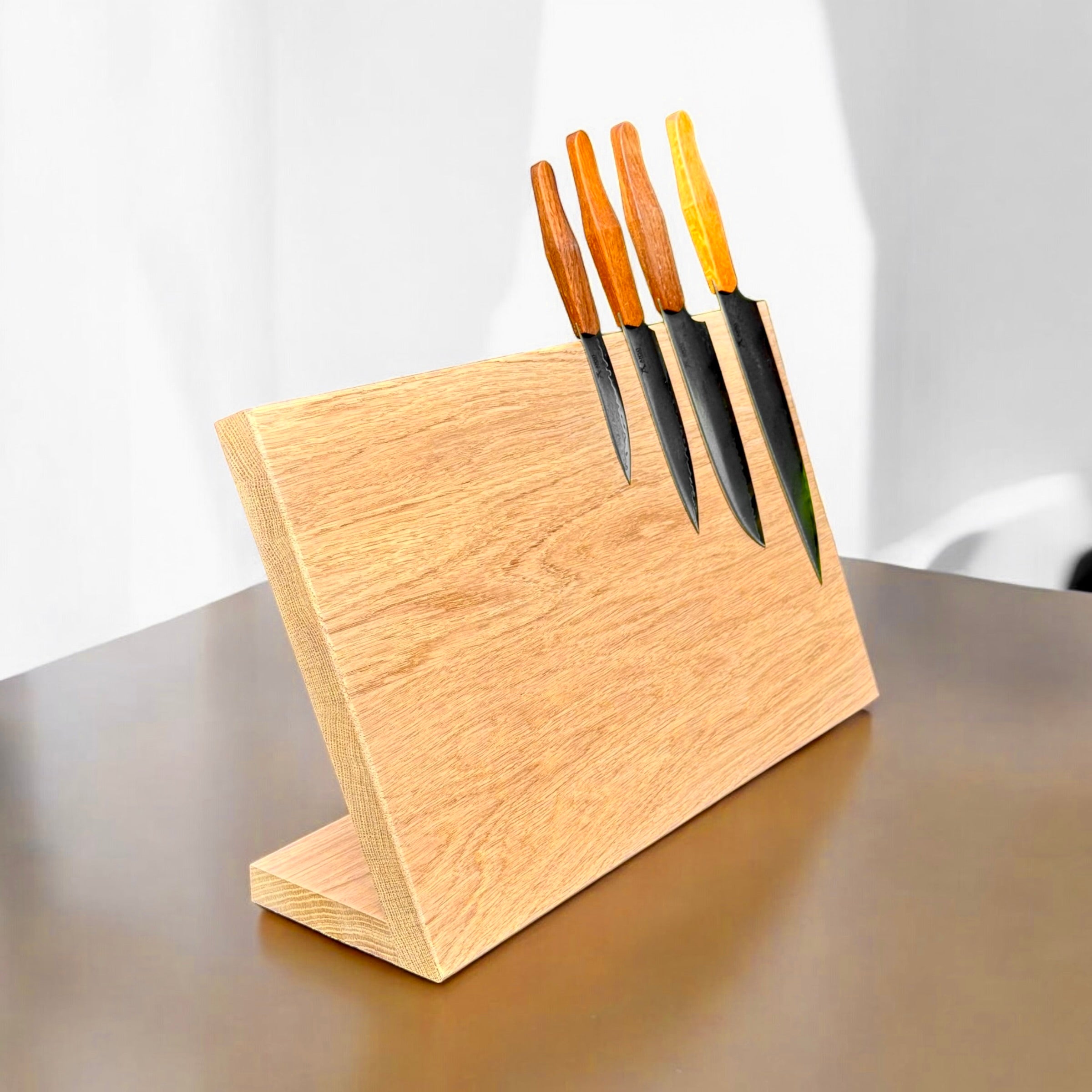 'Windswept' angled knife block