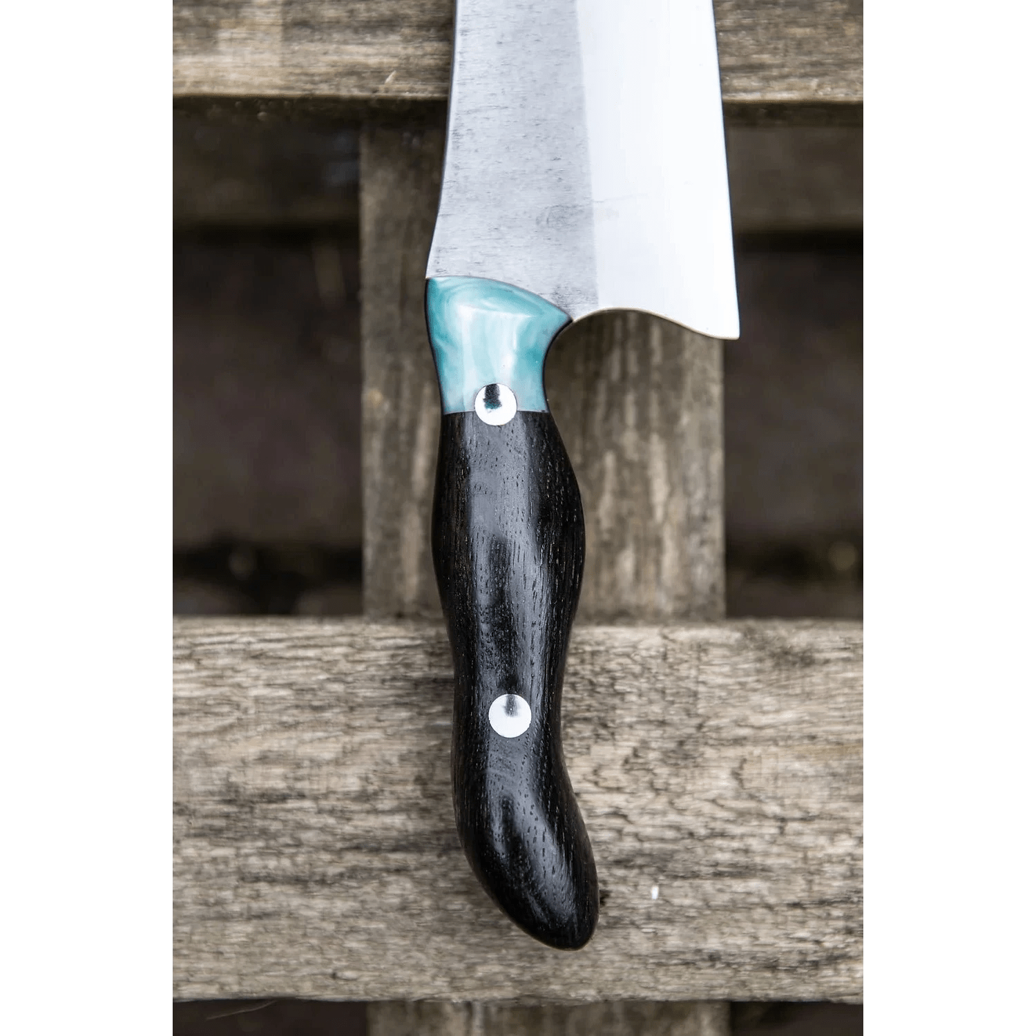 Køb 'Moustache Black Heaven' Santoku køkkenkniv _2 fra M_Knives hos os