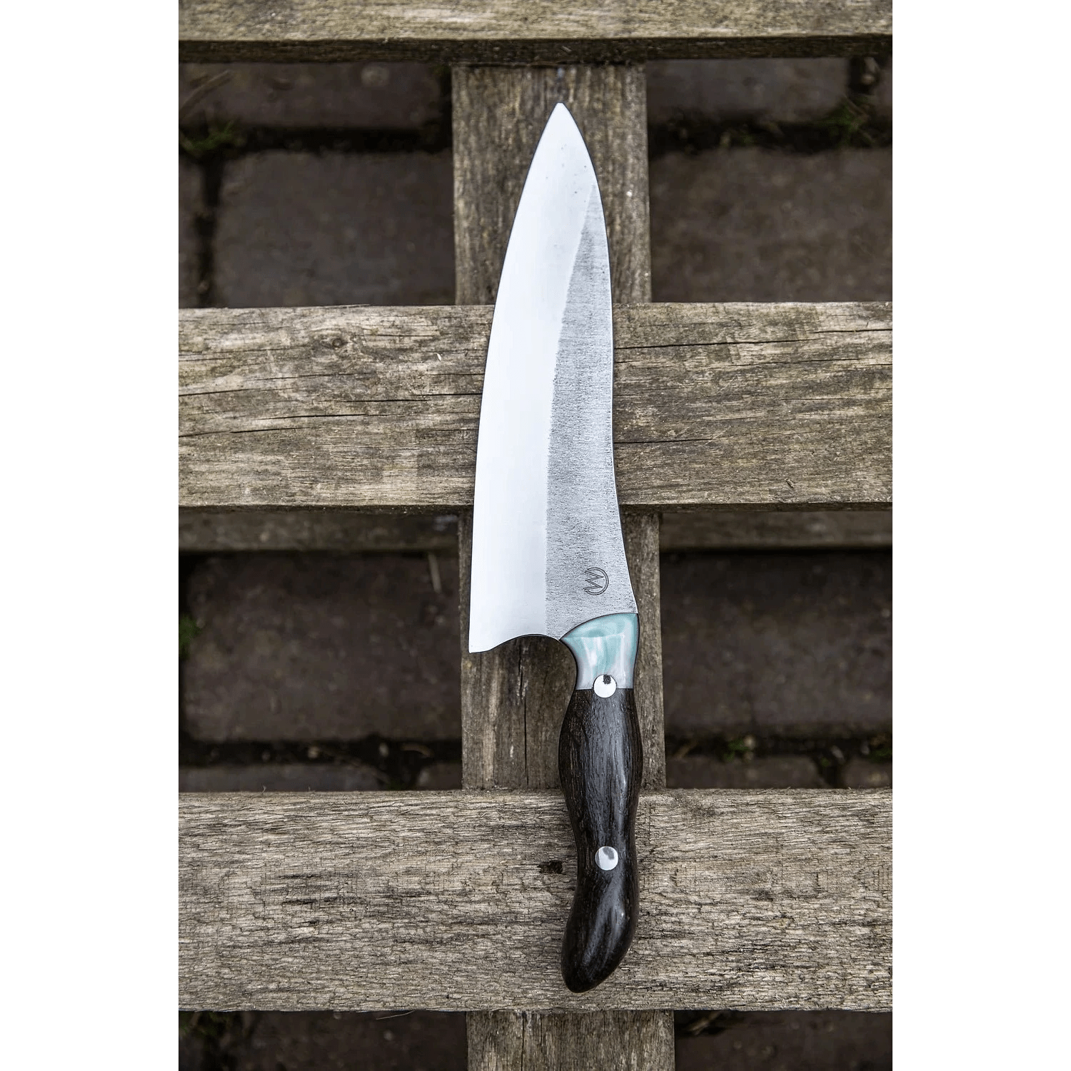 Køb 'Moustache Black Heaven' Santoku køkkenkniv _1 fra M_Knives hos os
