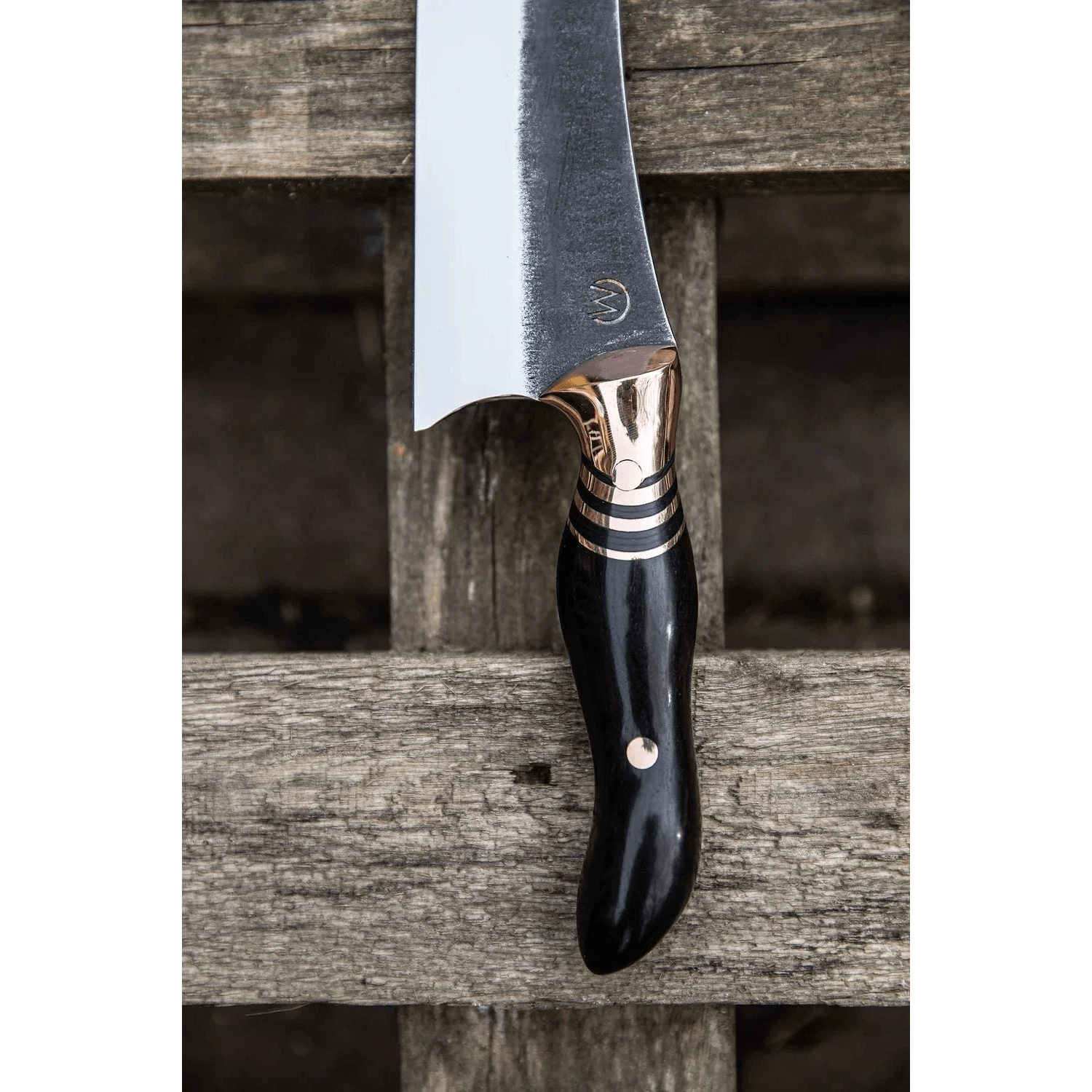 Køb 'Moustache Copper Slayer' Gyuto køkkenkniv _2 fra M_Knives hos os