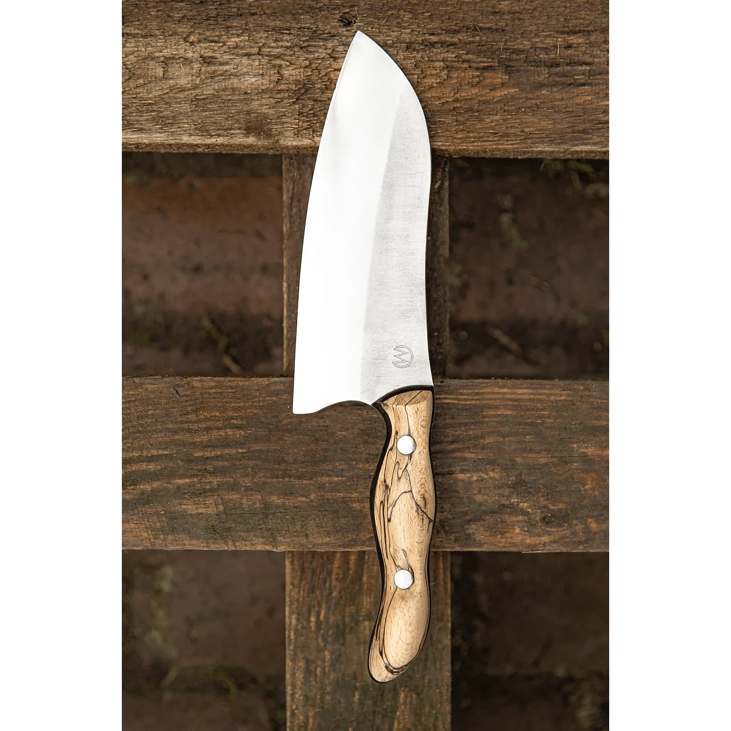 Køb 'Moustache Nightowl' Santoku køkkenkniv Santoku_1 fra M_Knives hos os