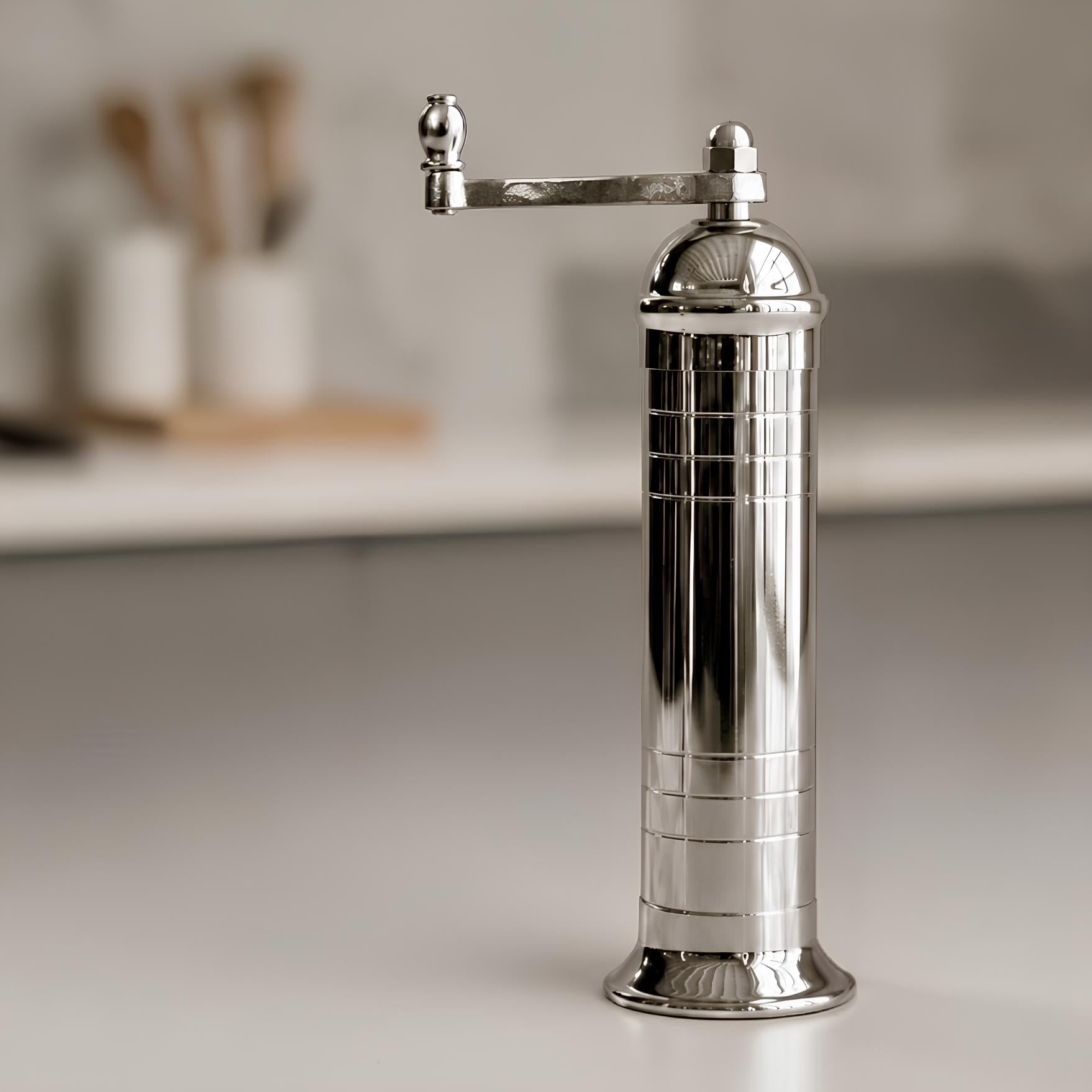 Alexander Handcrafted Mills, Classic Chrome Mill - salt og peberkværne i 2 størrelser_2