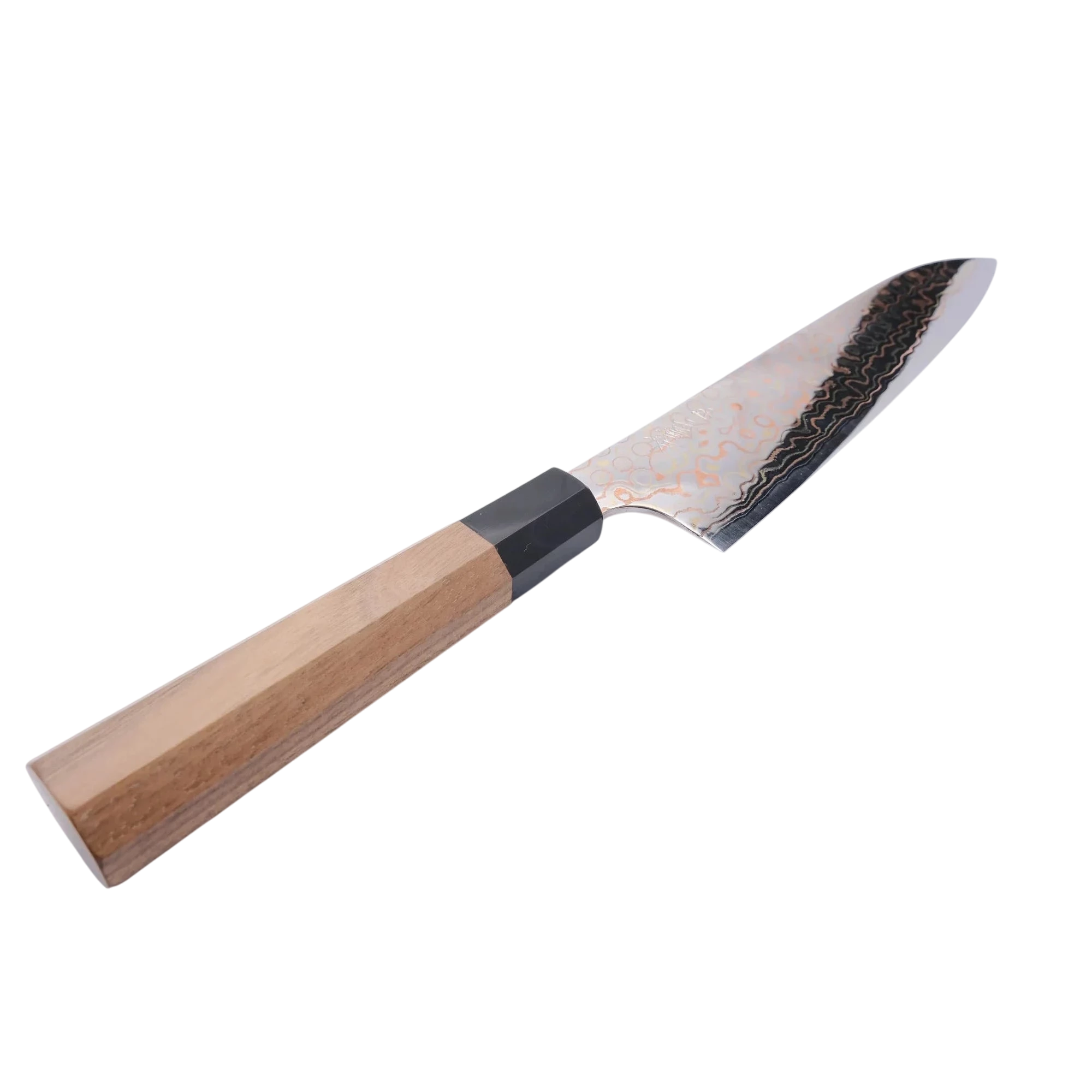 Nigara Hamono 240mm Gyoto Blue #2 Regenbogendamast