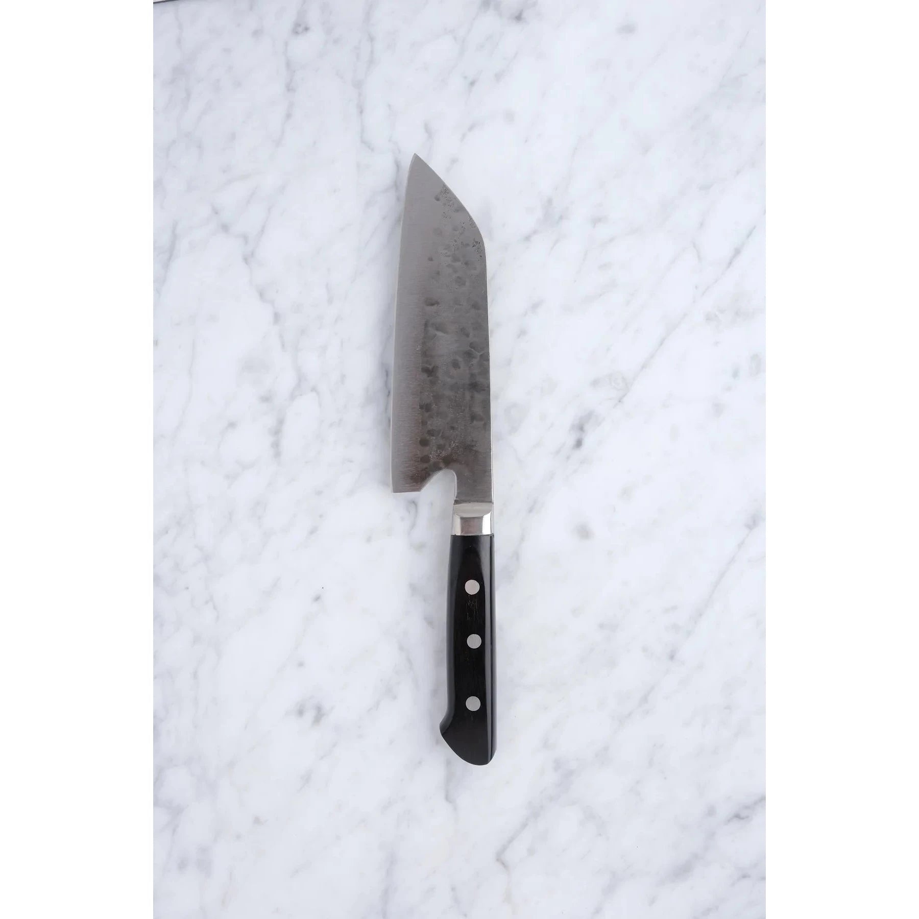 Fujiwara Maboroshi 165 mm Santoku - Shirogami #1_ _ _ _FM - ST - 1658. Kokkekniv by Fujiwara