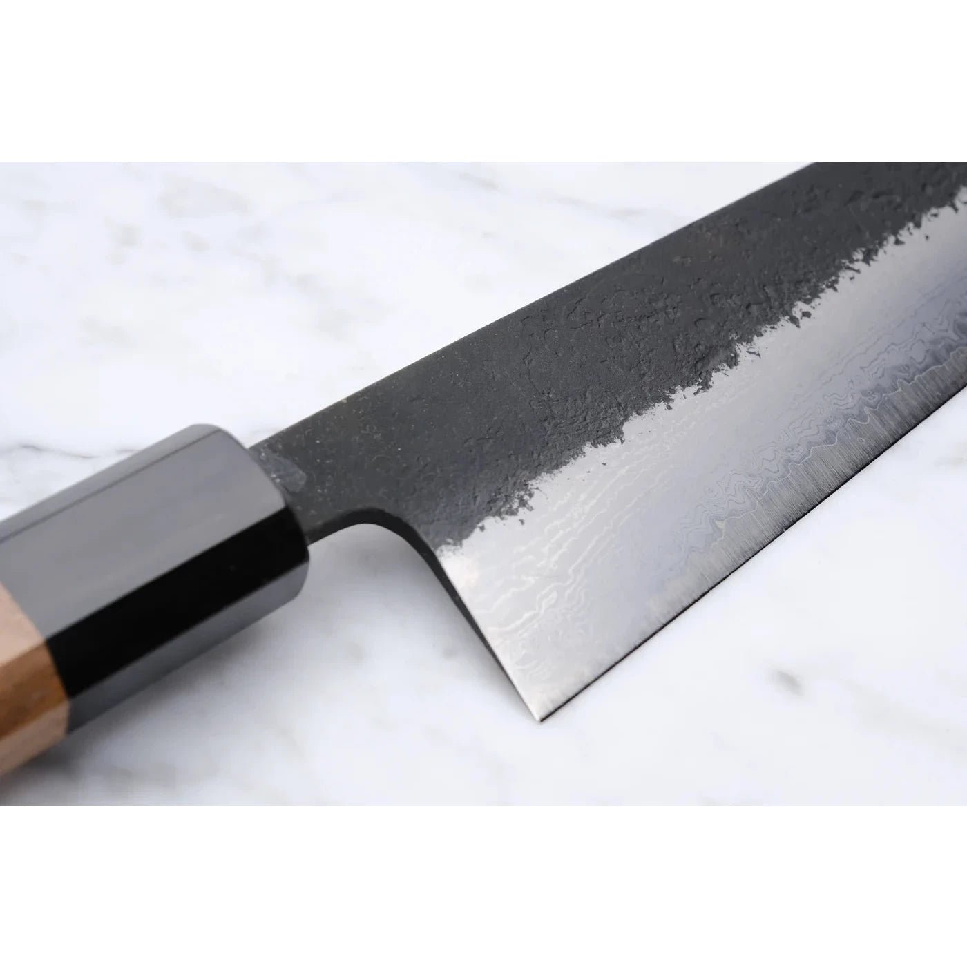 Hatsukokoro Shinkiro 210 mm Gyuto Aogami Super - Valnød_ _ _ _HK - SK - AS - GT210 - W4. Kokkekniv by Hatsukokoro