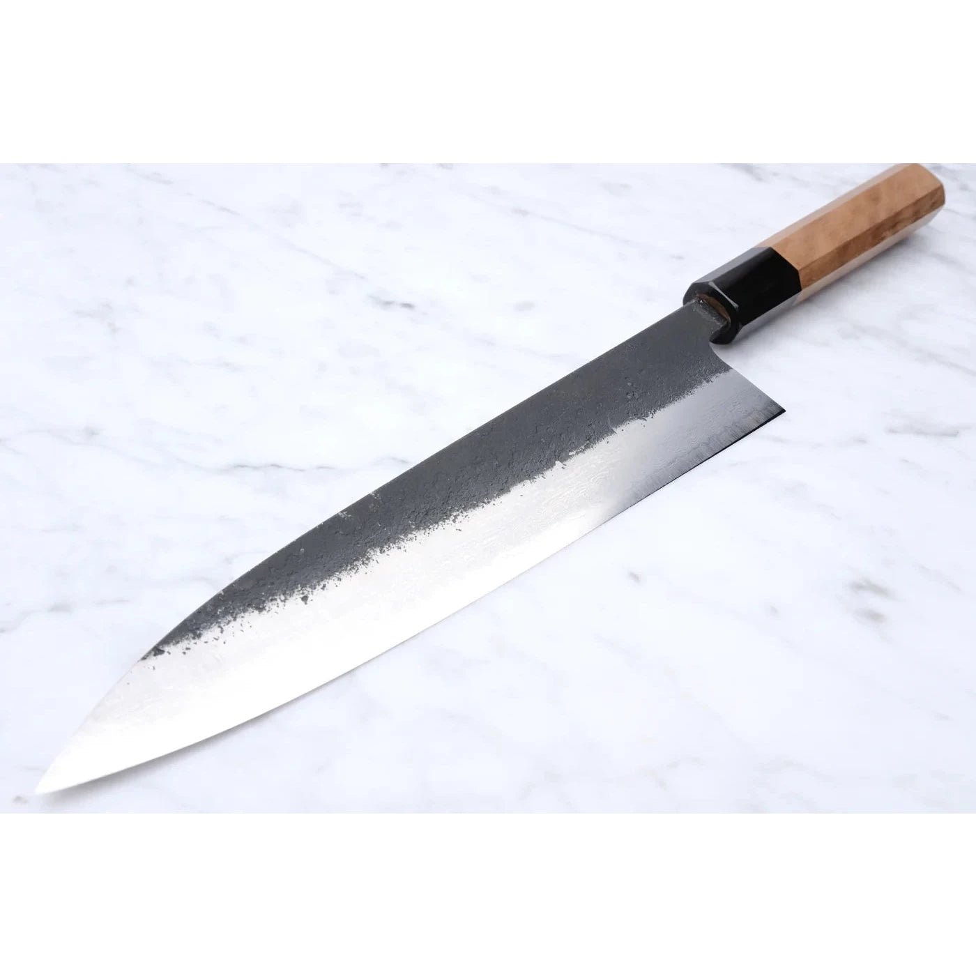 Hatsukokoro Shinkiro 210 mm Gyuto Aogami Super - Valnød_ _ _ _HK - SK - AS - GT210 - W6. Kokkekniv by Hatsukokoro