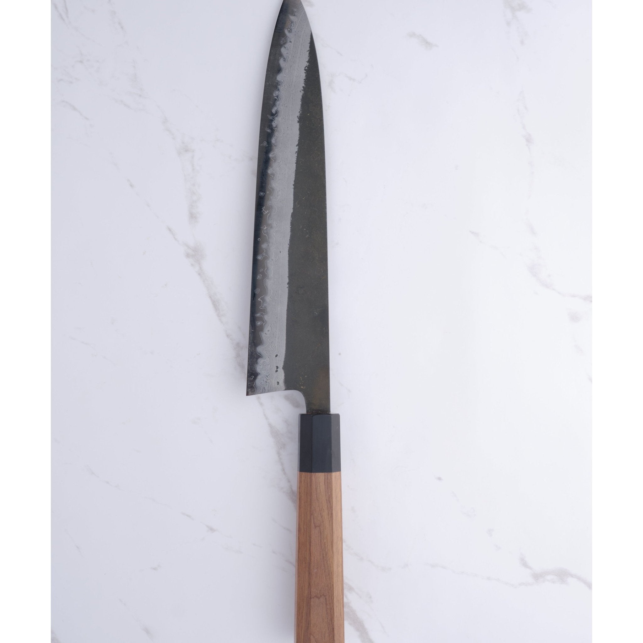Hatsukokoro Shinkiro 240 mm Gyuto Aogami Super - Valnød_ _ _ _HK - SK - AS - GT240 - W3. Kokkekniv by Hatsukokoro