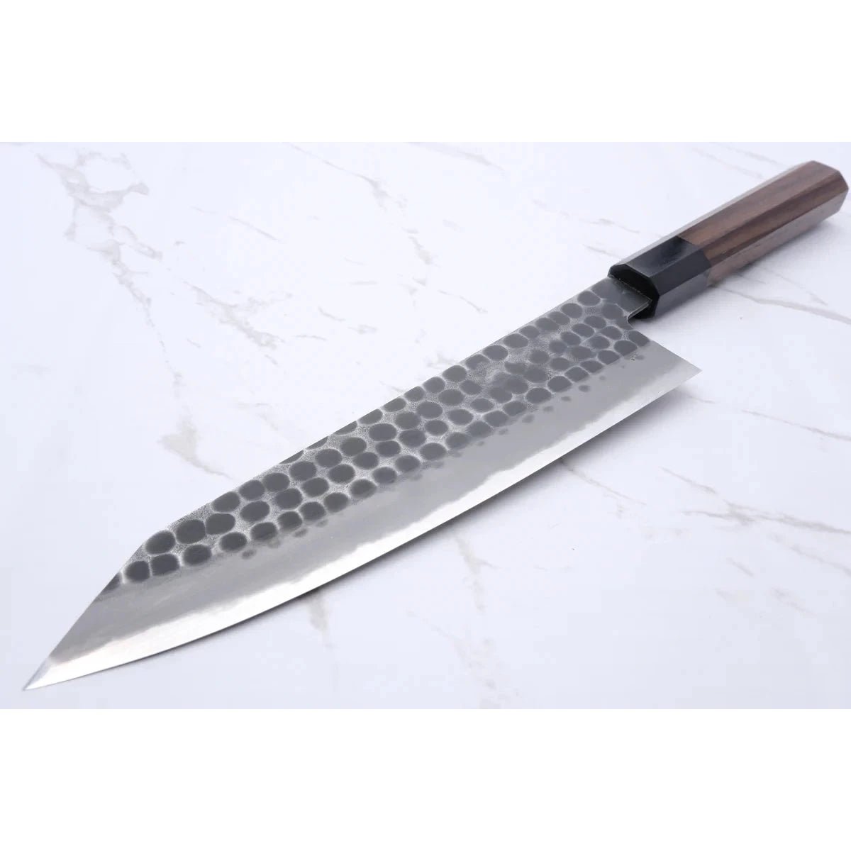 Mutsumi Hinoura Ajikataya 210 mm Kiritsuke Gyuto - Shirogami #2_ _ _ _MHA - 210KGT - W25. Kokkekniv by Hinoura
