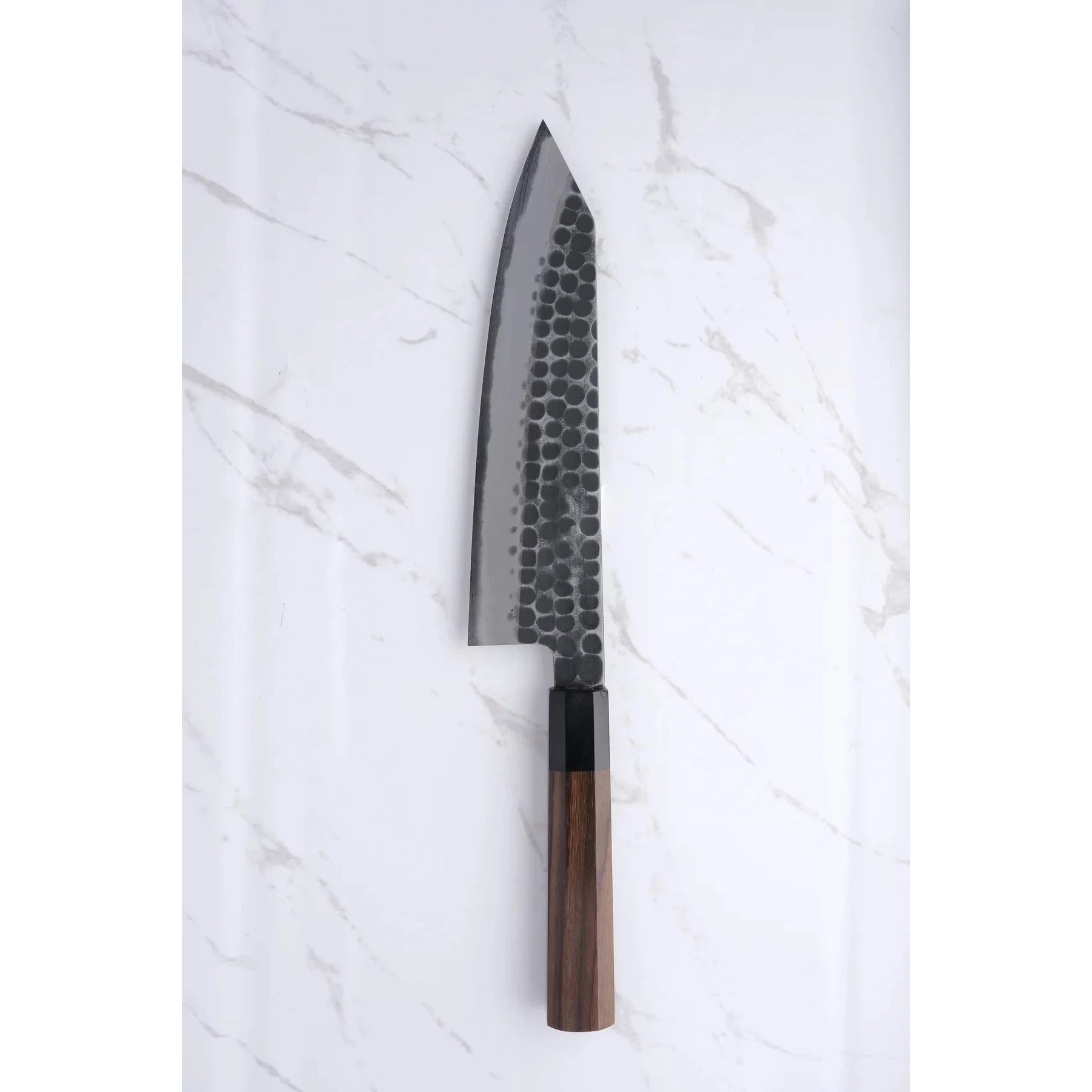 Mutsumi Hinoura Ajikataya 210 mm Kiritsuke Gyuto - Shirogami #2_ _ _ _MHA - 210KGT - W28. Kokkekniv by Hinoura