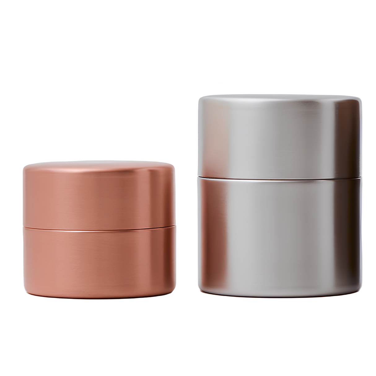 Japanese tea tins in copper or tinned copper. Choose between 3 sizes.