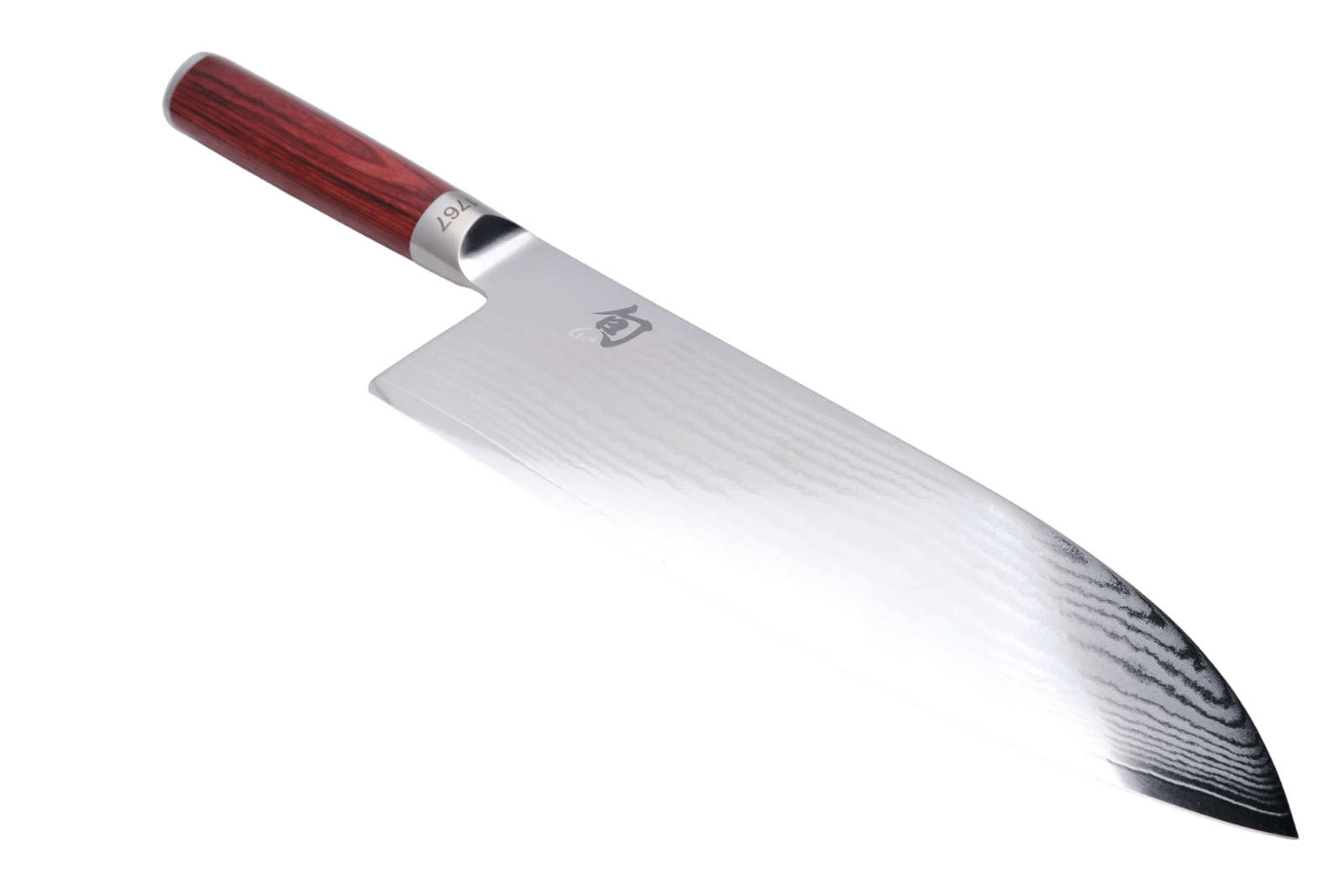 KAI KAI Shun Wide Santoku Limited Edition Red Handle _5