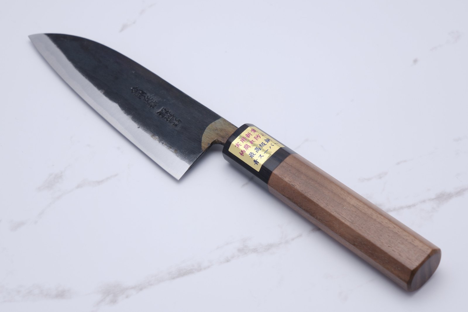 Santoku køkkenknive fra Moritaka. Moritaka 130 mm Santoku Aogami - Super _MRT/MRTK/SANTO/4712/01