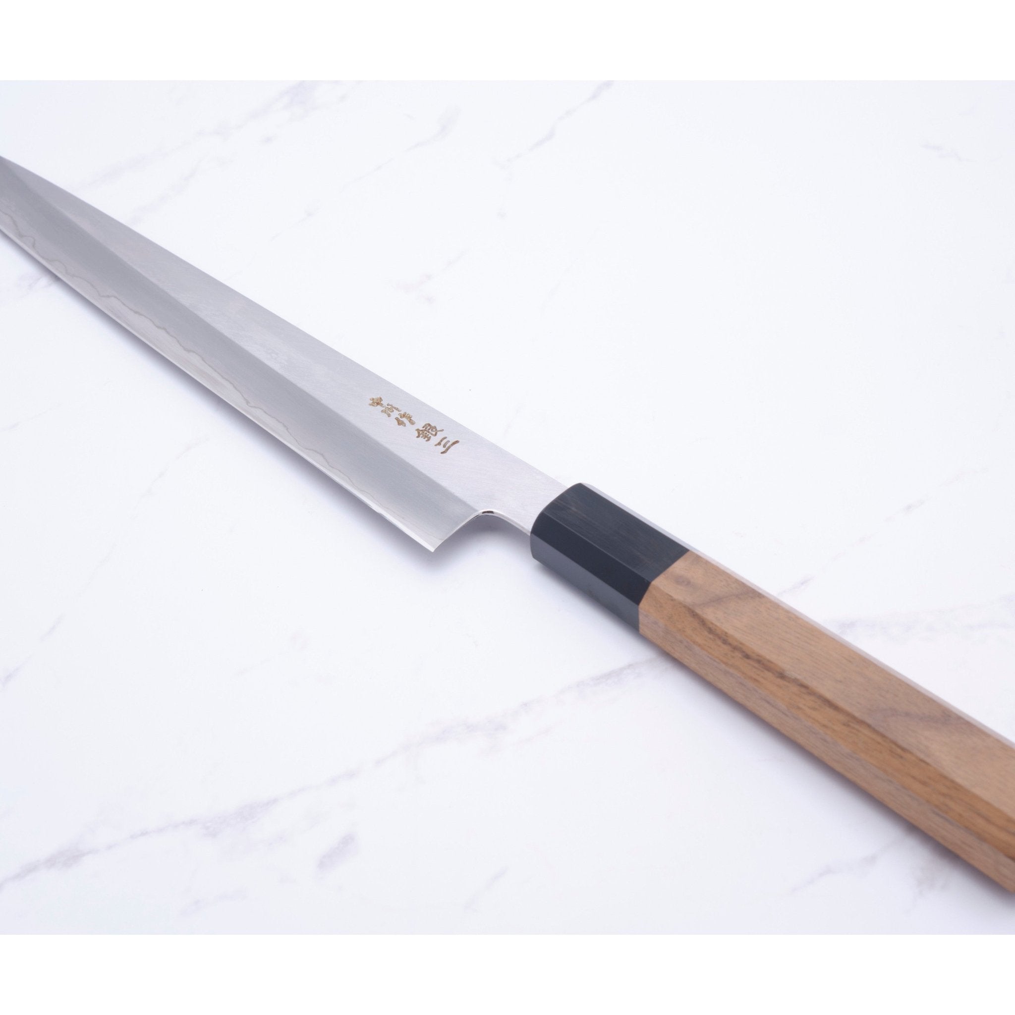 Satoshi Nakagawa 240 mm Sujihiki Gin - 3_ _ _ _NS - GIN3 - SJ2403. Slicer by Nakagawa Satoshi