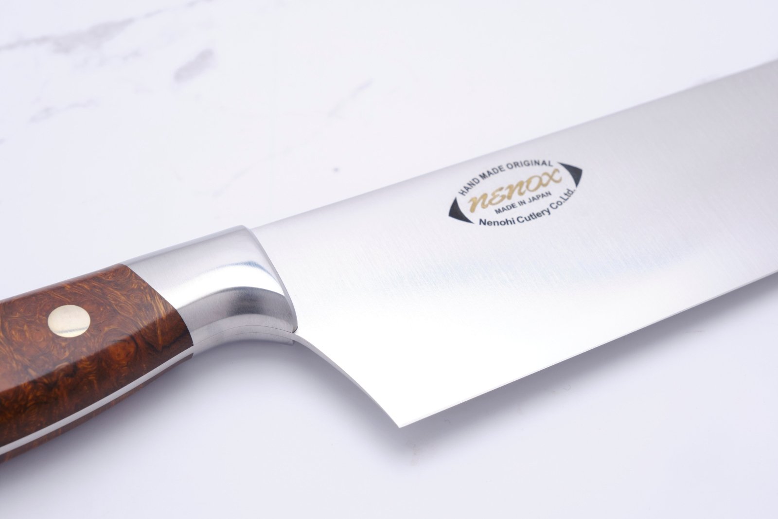 Nenox Nenox 240 mm Wide Kiritsuke Desert Ironwood_6 by Rune - Jakobsen Design