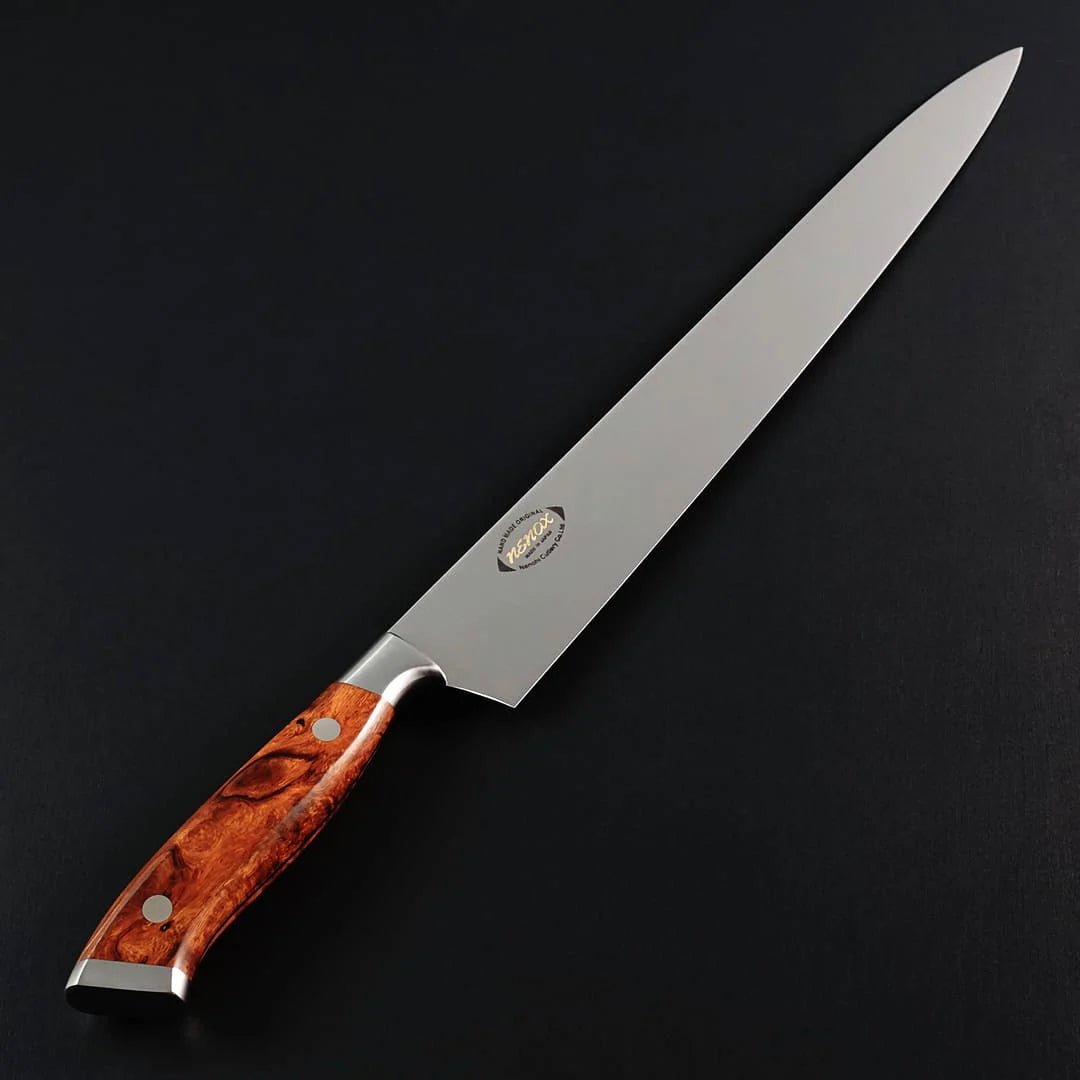 Slicere fra Nenox. Nenox 285 mm Sujihiki Desert Ironwood - inkl. saya _NNX/NNXM/SLICE/4722/01