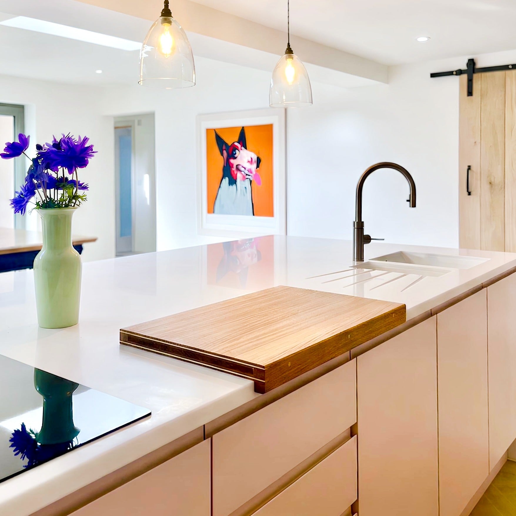 Rune - Jakobsen Design Forefront. Skærebræt med forkant og detaljer i messing. Størrelser fra 40x40 cm - 80x50 cm Skærebrætter_1