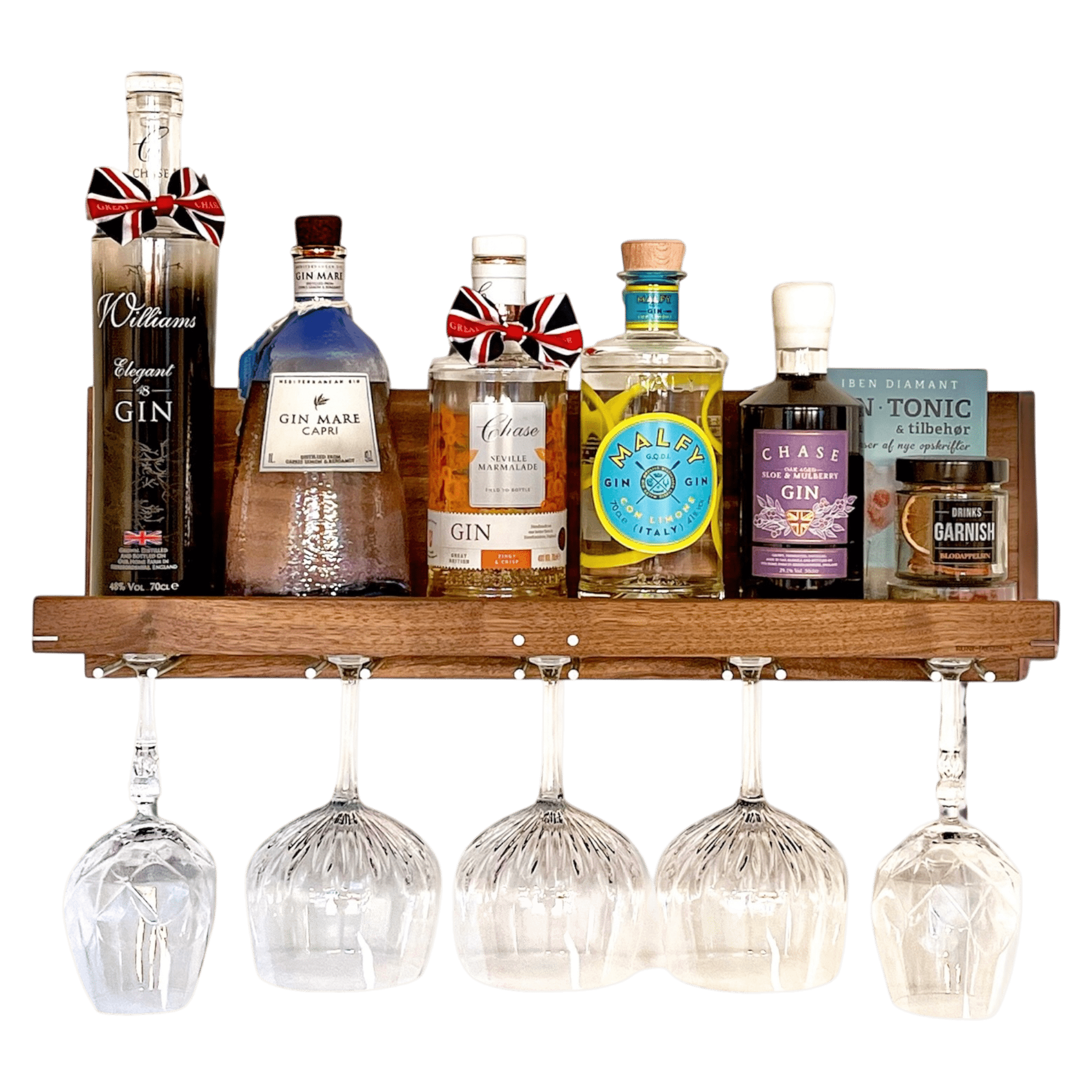 Rune - Jakobsen Design Hack for Wine - hylde med glasophæng 40 cm Hylder_2