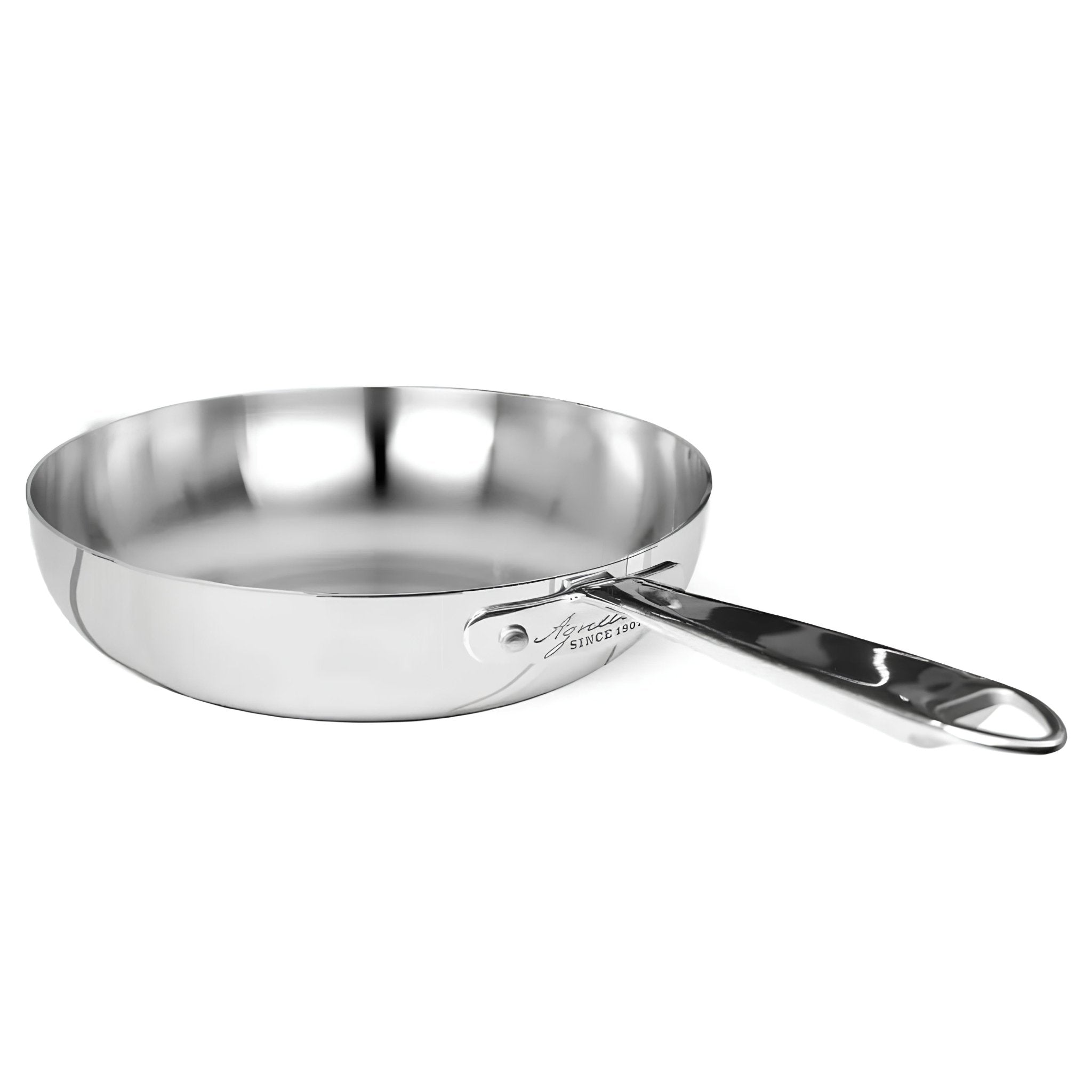 Pentole Agnelli – high sauté pan in 3-ply steel