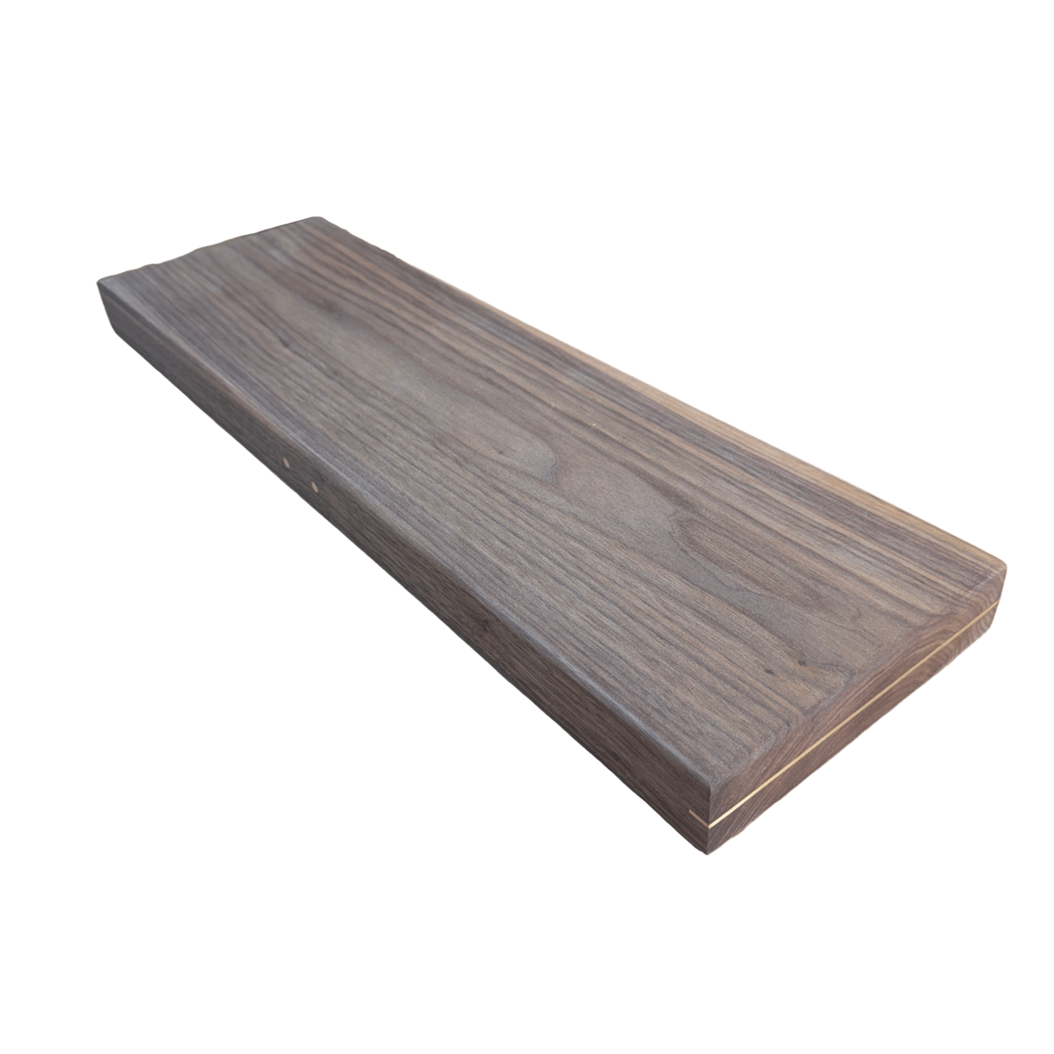 Rune - Jakobsen Design OUTLET ANTIQUE plankehylde, 60 cm, valnød og messing _1