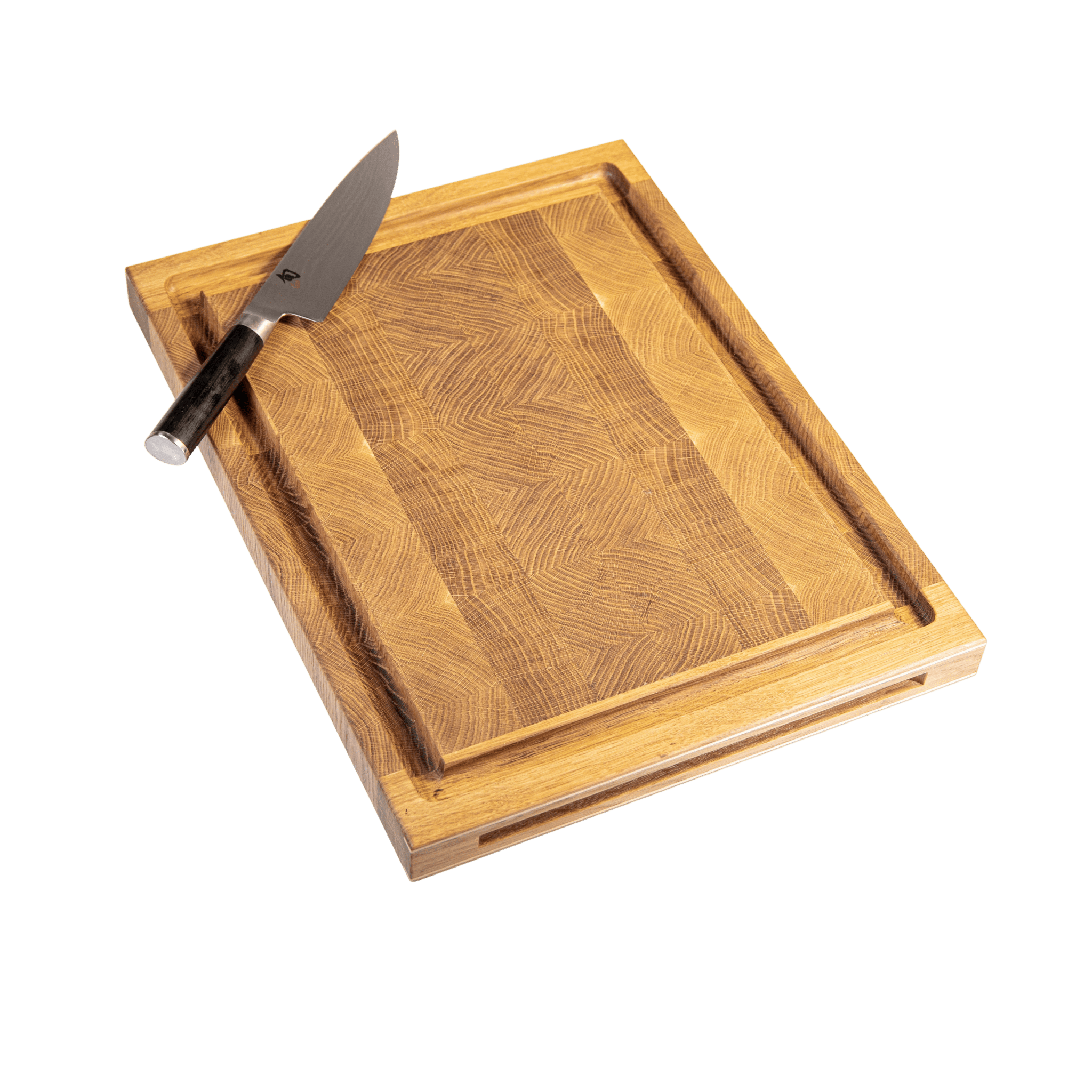 Chefs Board – skærebræt i messing, 5 cm, fra Rune-Jakobsen Woodworks