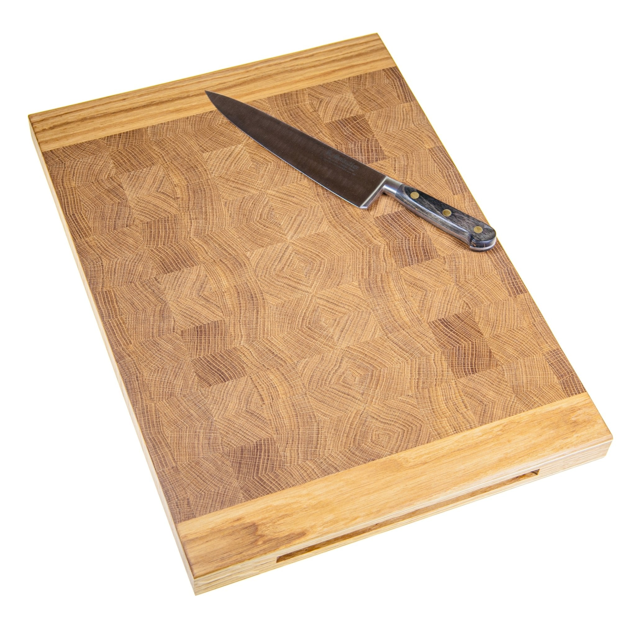 Chefs Board – skærebræt i messing, 5 cm, fra Rune-Jakobsen Woodworks
